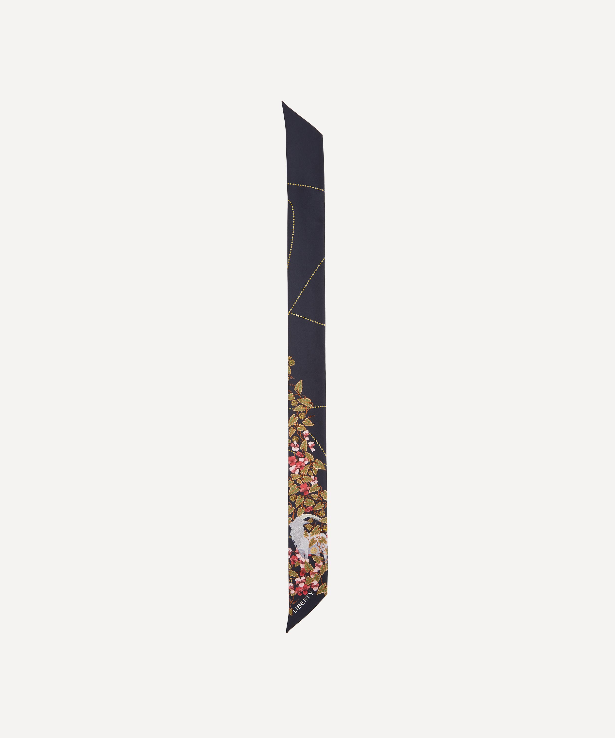Liberty - Capricorn 5X88 Ribbonette Silk Scarf image number 0