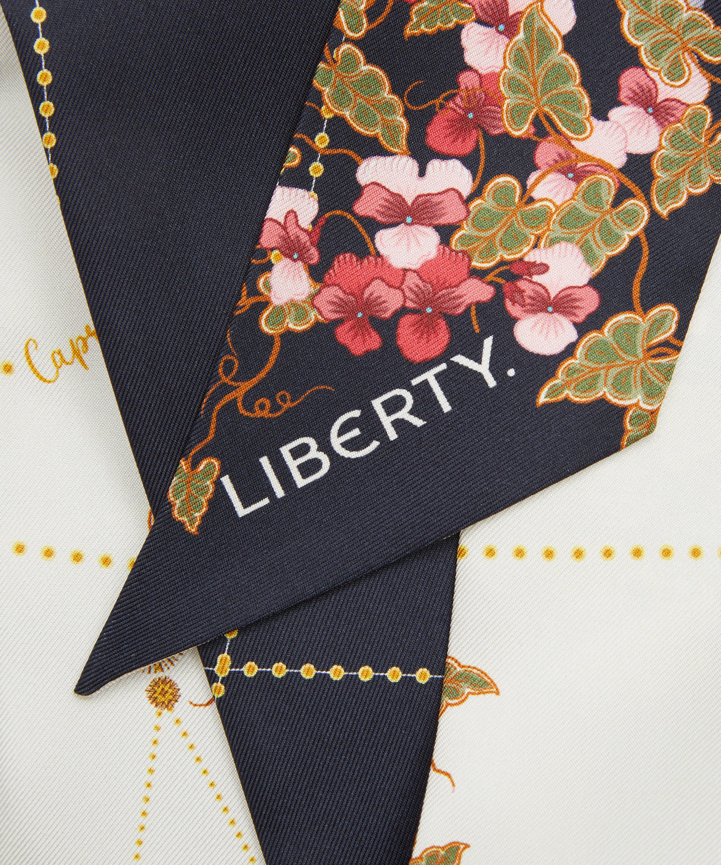 Liberty - Capricorn 5X88 Ribbonette Silk Scarf image number 3