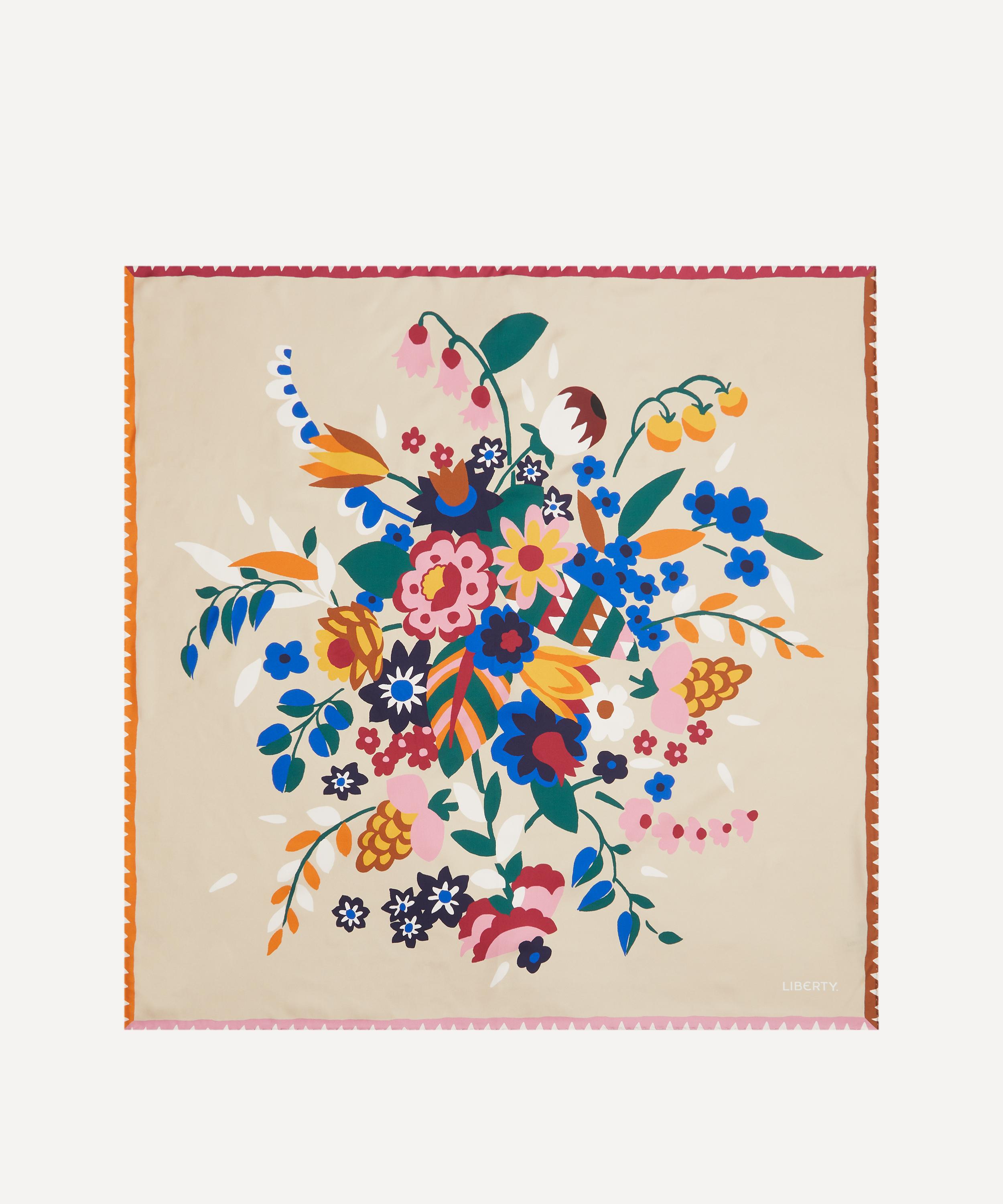 Liberty - Floral Ballet 90X90 Silk Scarf image number 0