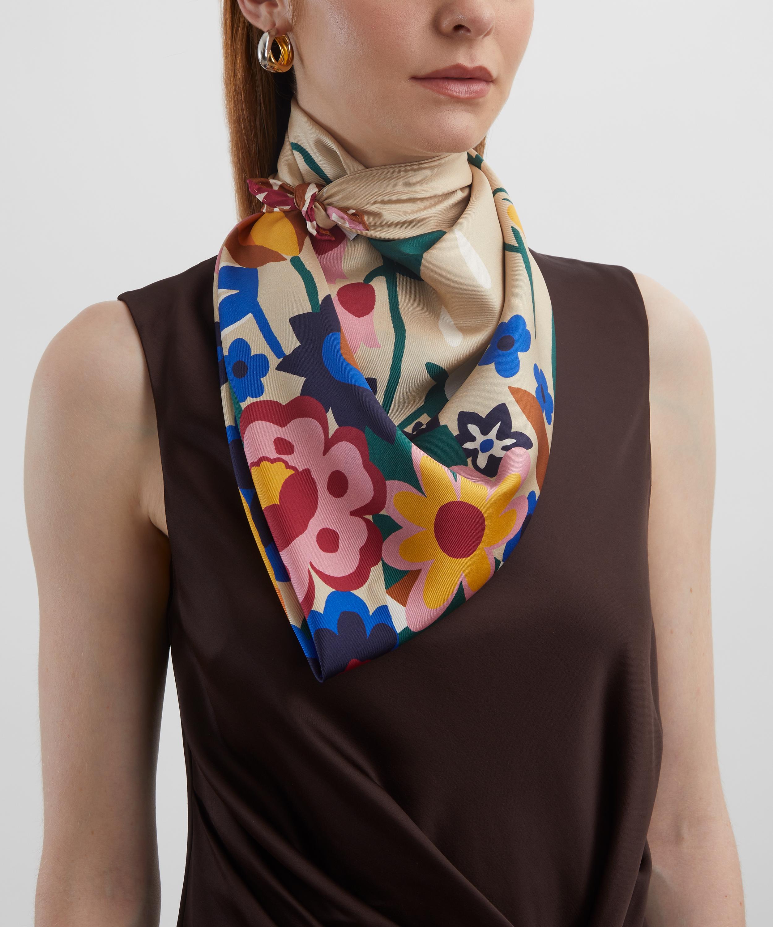 Liberty - Floral Ballet 90X90 Silk Scarf image number 1