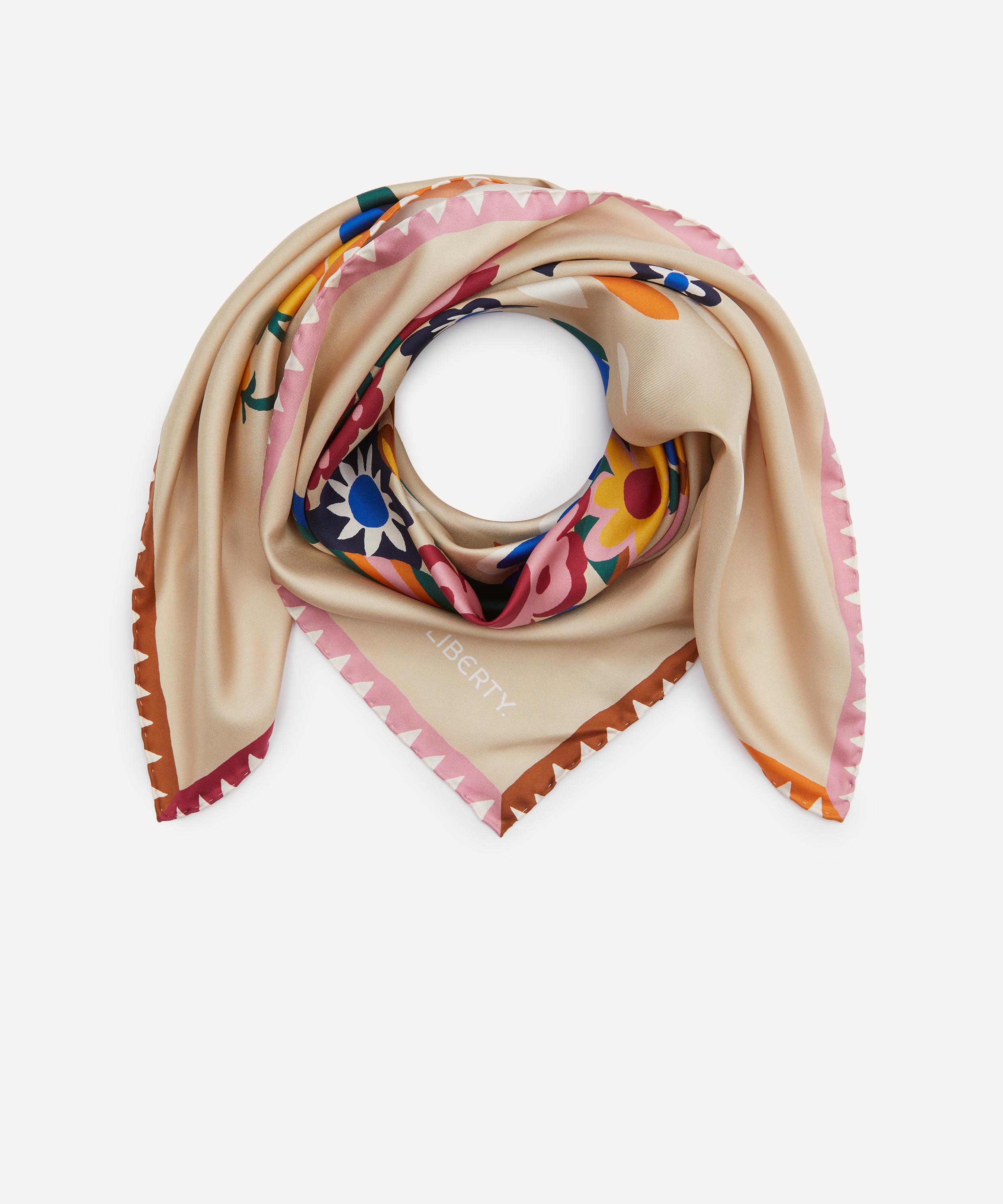 Liberty - Floral Ballet 90X90 Silk Scarf image number 2