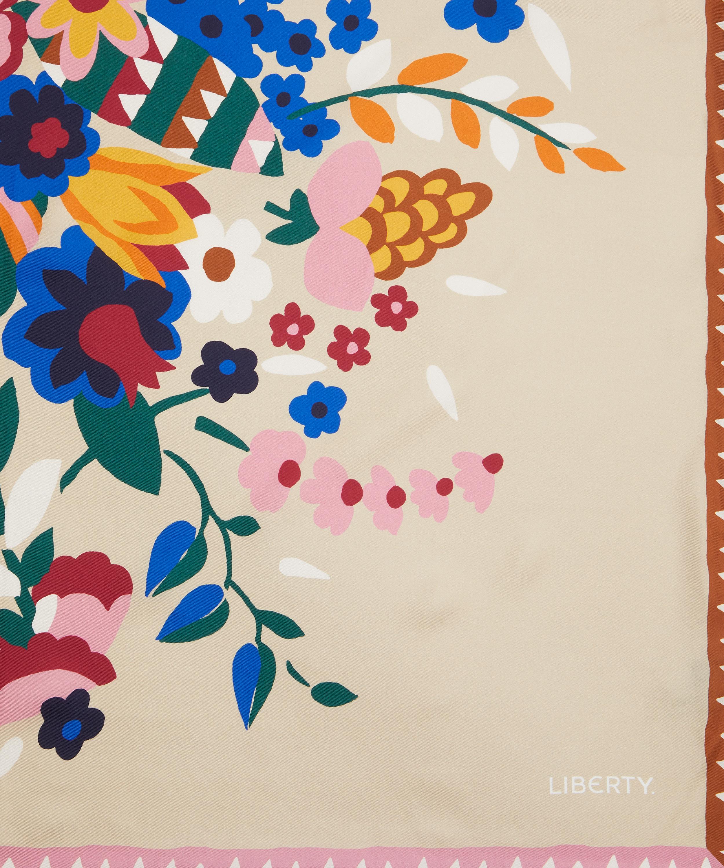 Liberty - Floral Ballet 90X90 Silk Scarf image number 3