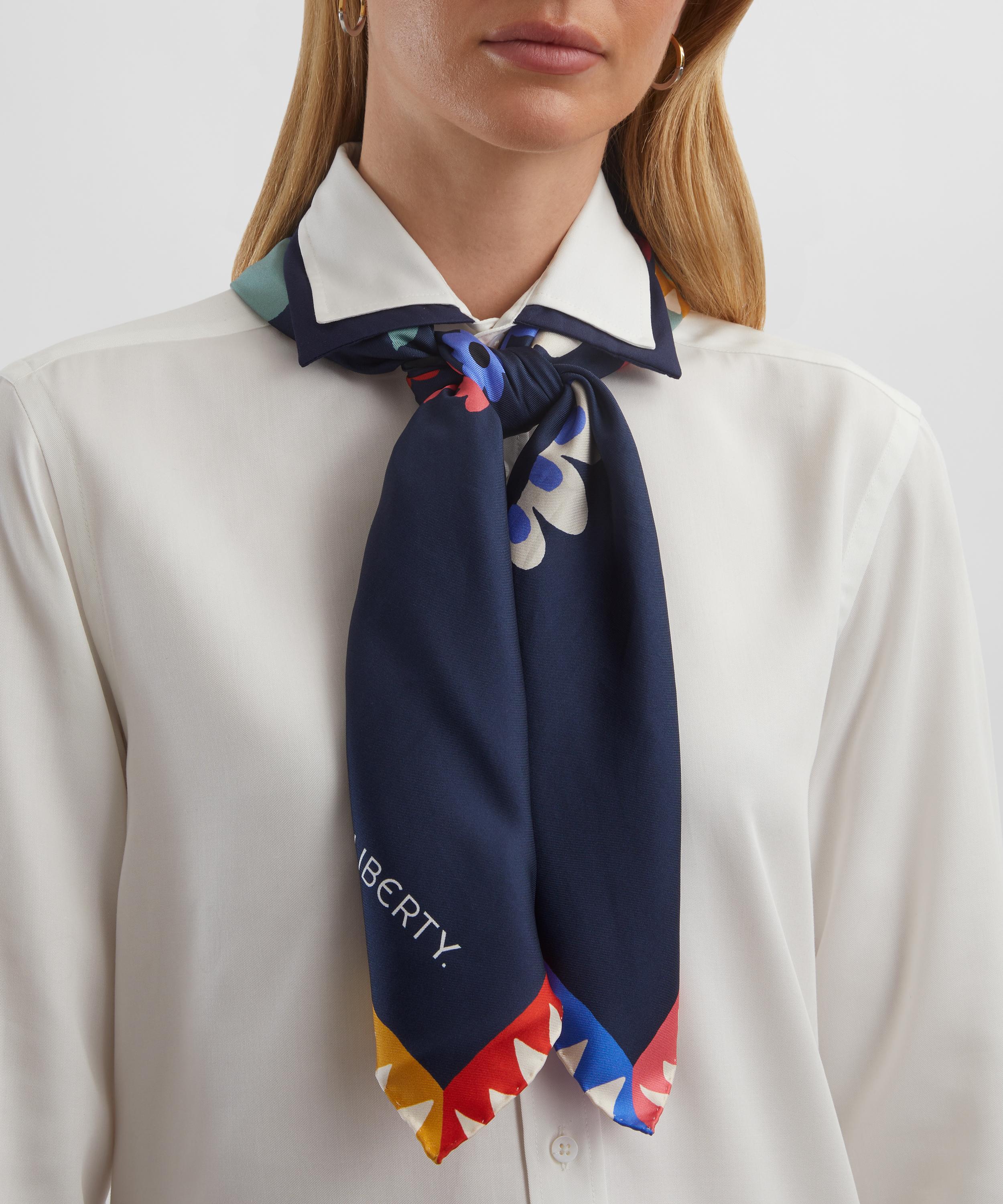 Liberty - Floral Ballet 90X90 Silk Scarf image number 1