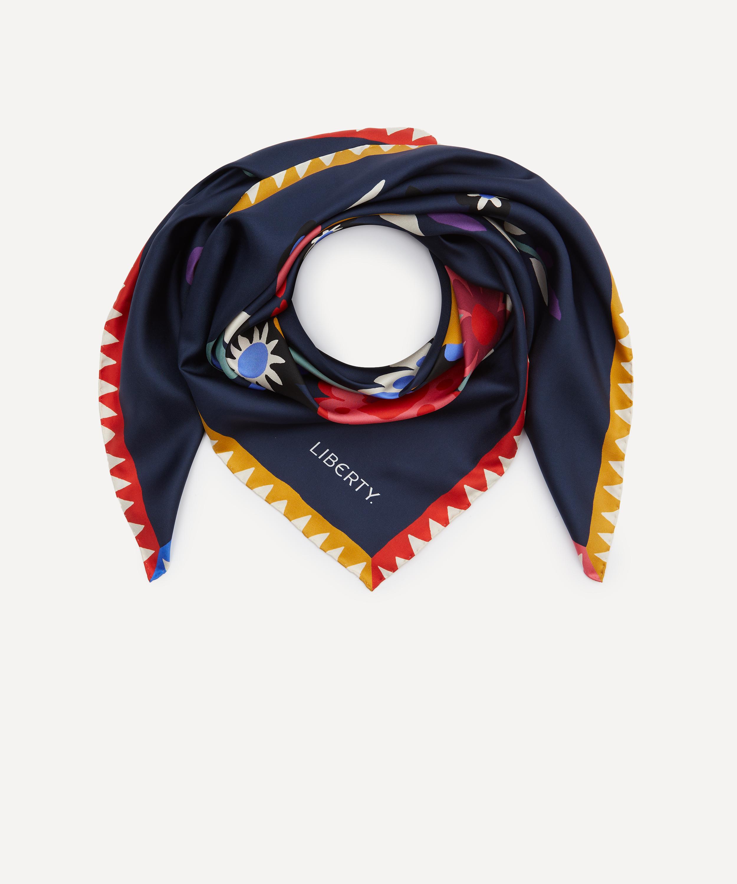 Liberty - Floral Ballet 90X90 Silk Scarf image number 1