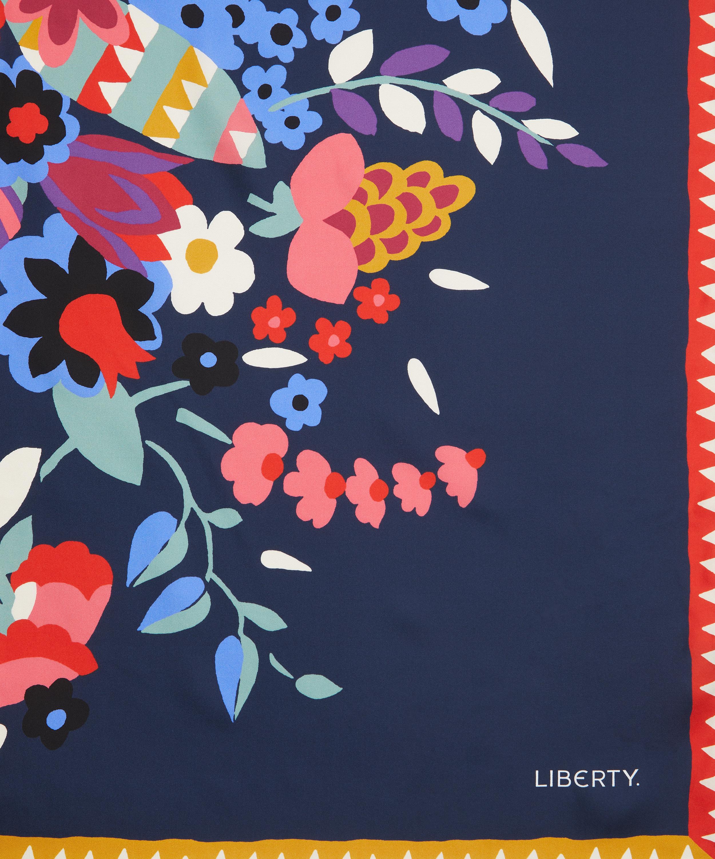 Liberty - Floral Ballet 90X90 Silk Scarf image number 2