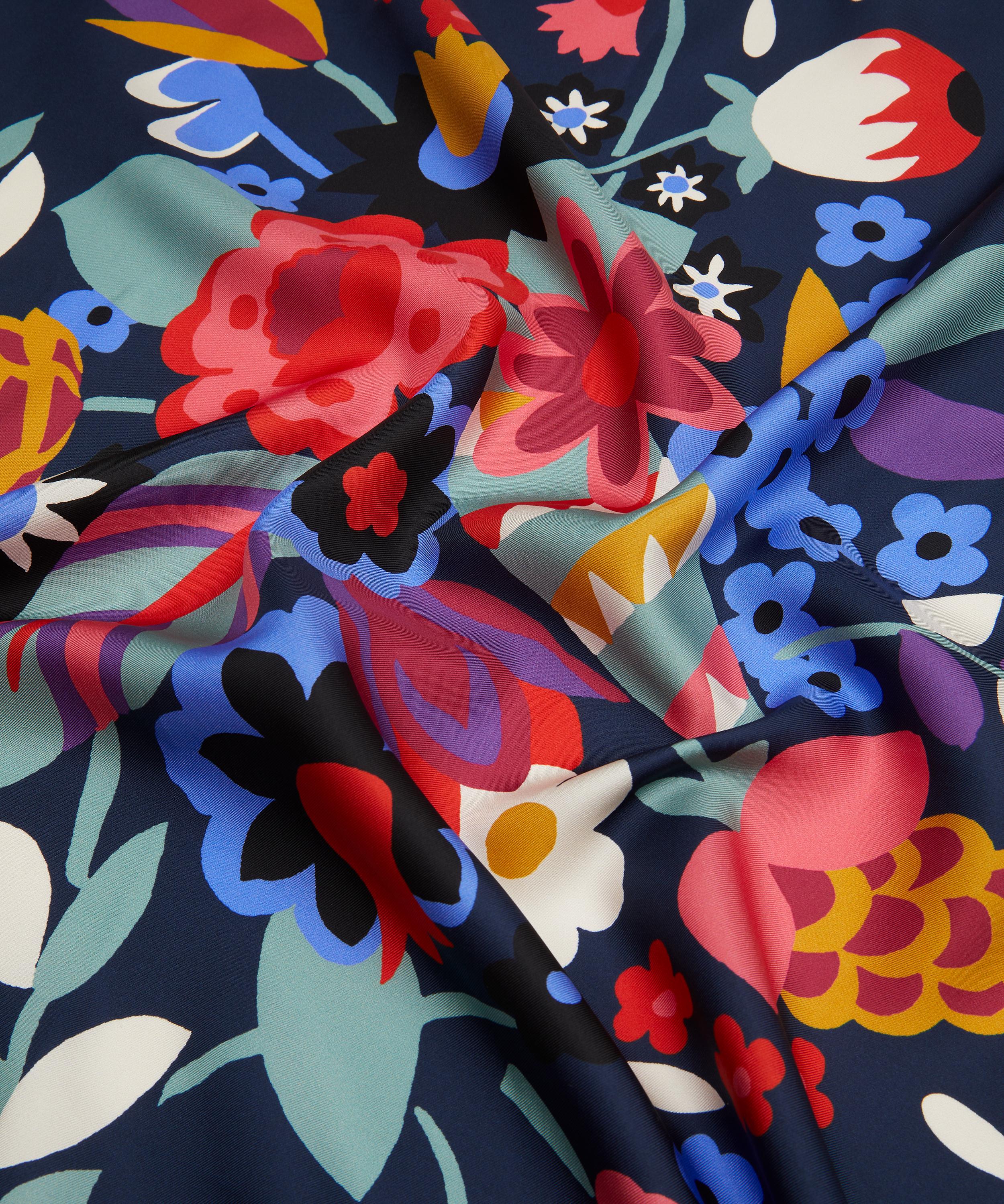 Liberty - Floral Ballet 90X90 Silk Scarf image number 3