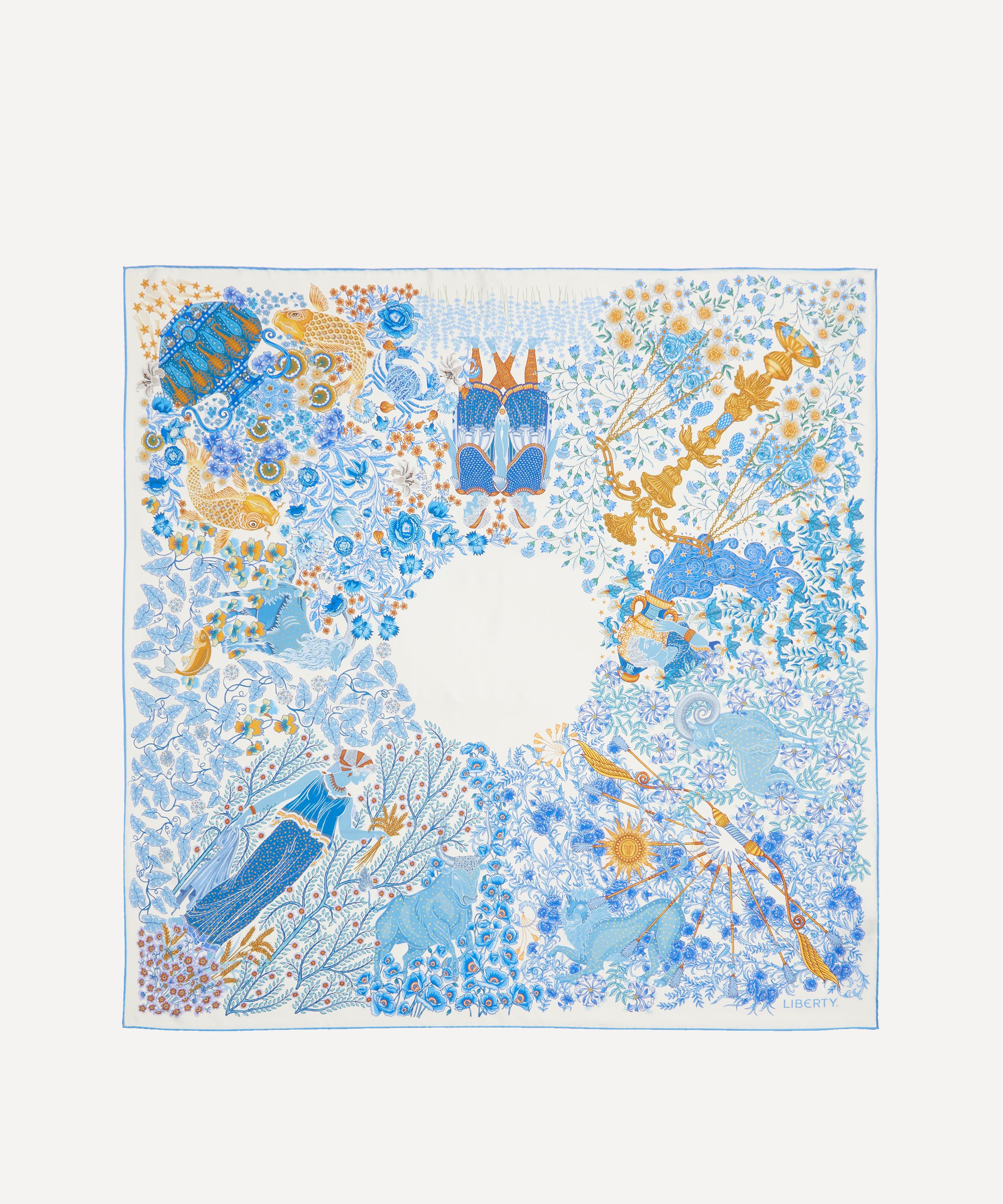 Liberty - Zodiac 90X90 Silk Scarf image number 0