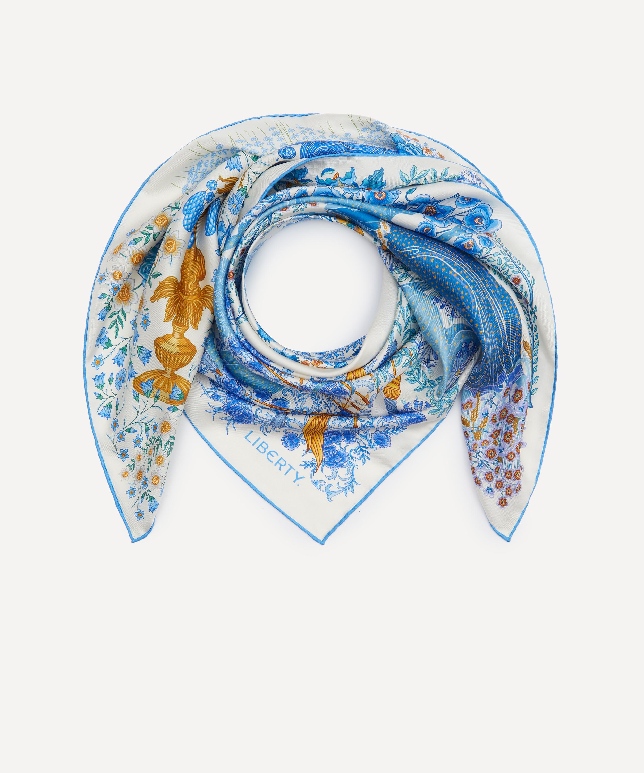 Liberty - Zodiac 90X90 Silk Scarf image number 1