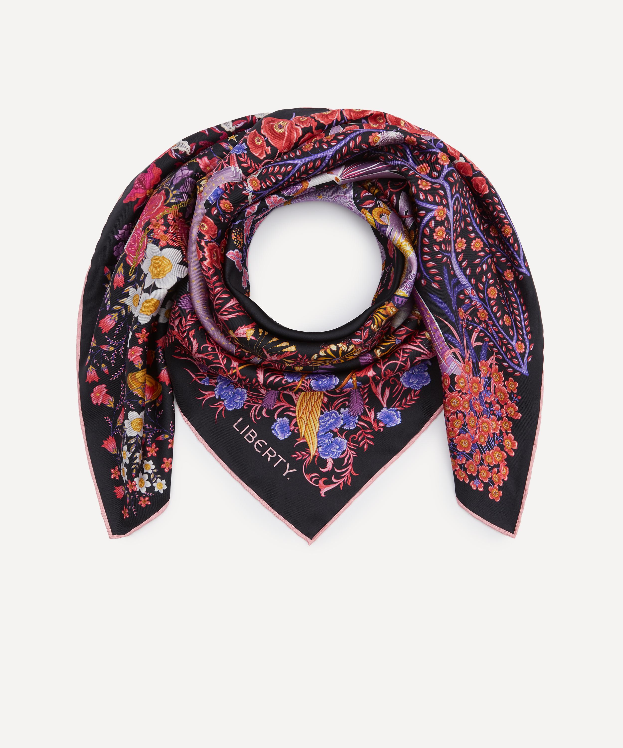 Liberty - Zodiac 90X90 Silk Scarf image number 2