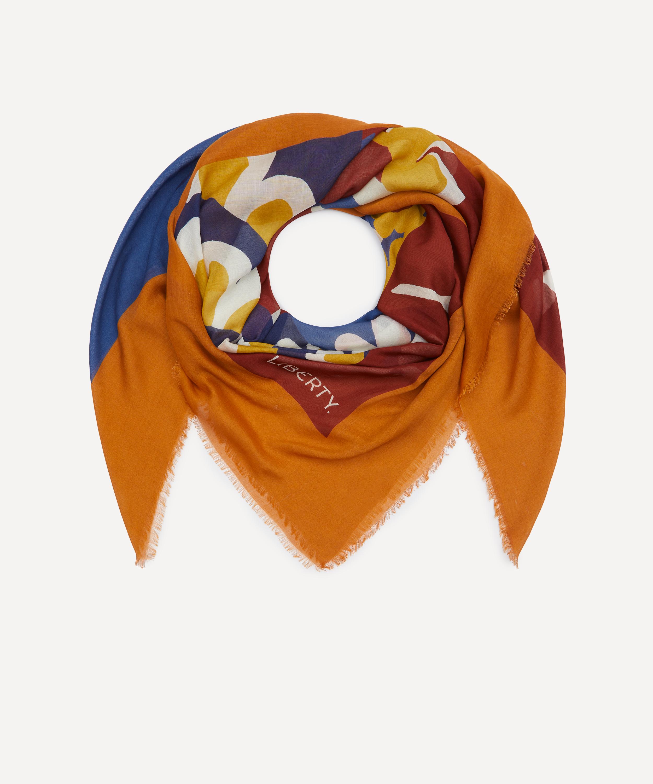 Liberty - Tropical Floral 135X135 Modal-Cashmere Scarf image number 2
