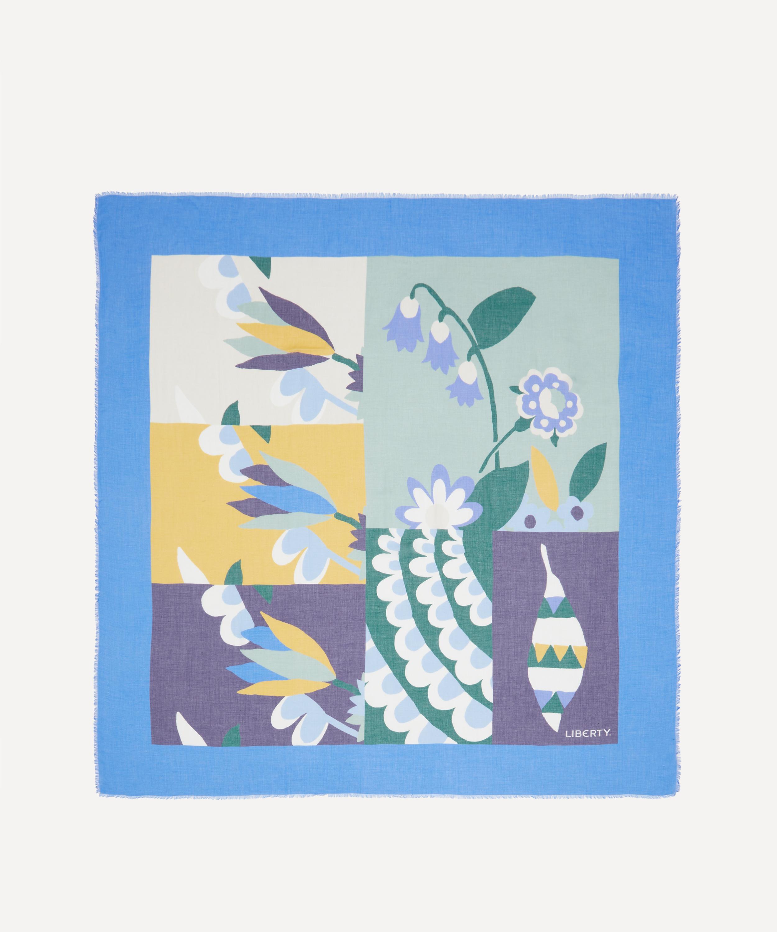 Liberty - Tropical Floral 135X135 Modal-Cashmere Scarf image number 0