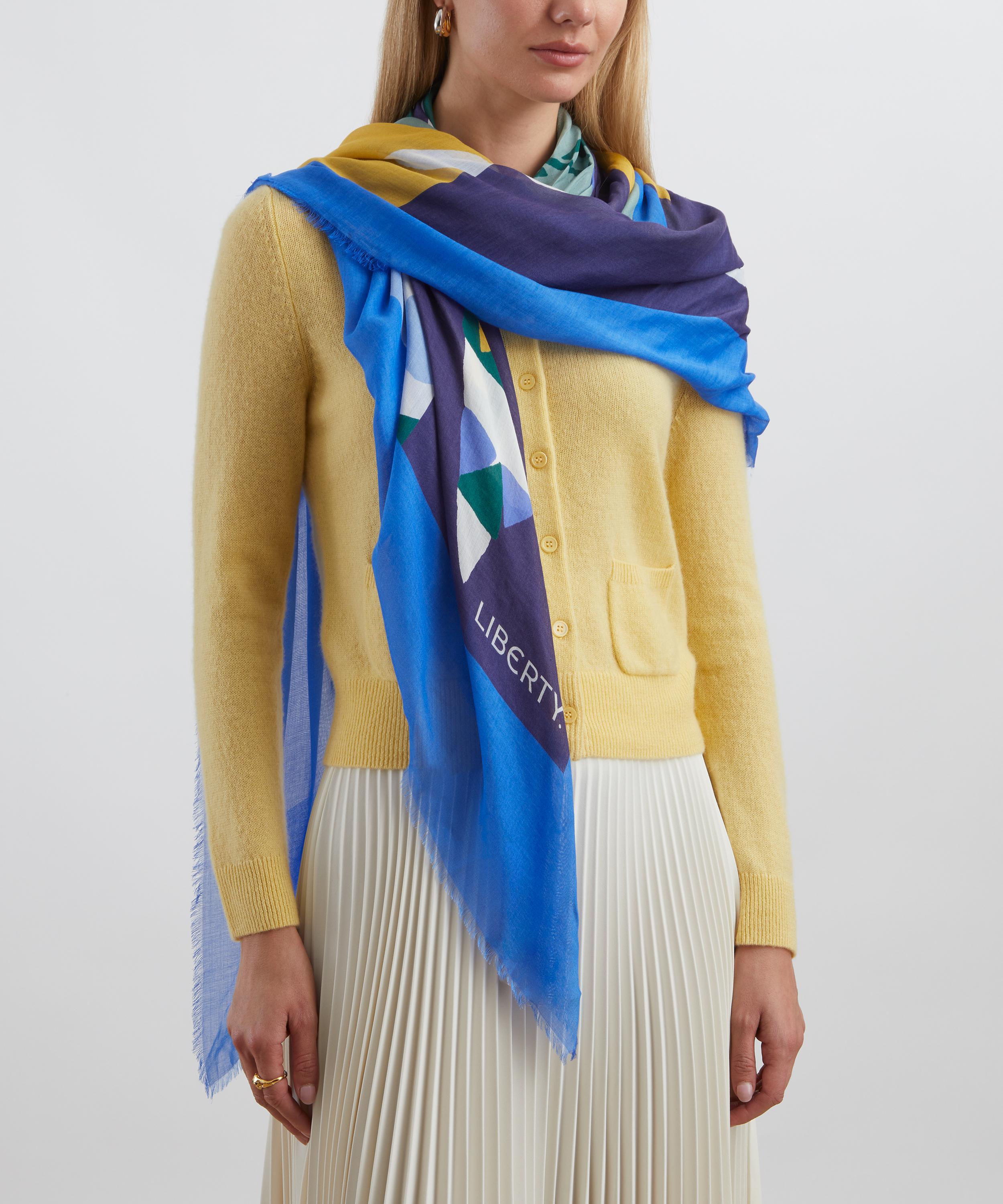 Liberty - Tropical Floral 135X135 Modal-Cashmere Scarf image number 1