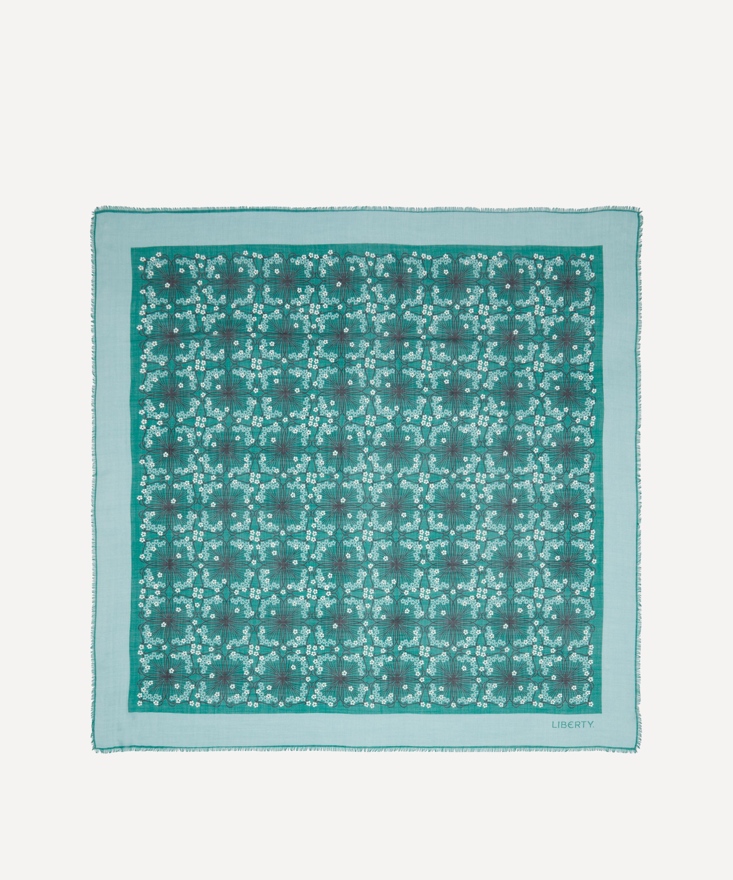 Liberty - Iphis Meadow 135X135 Wool-Silk Scarf image number 0