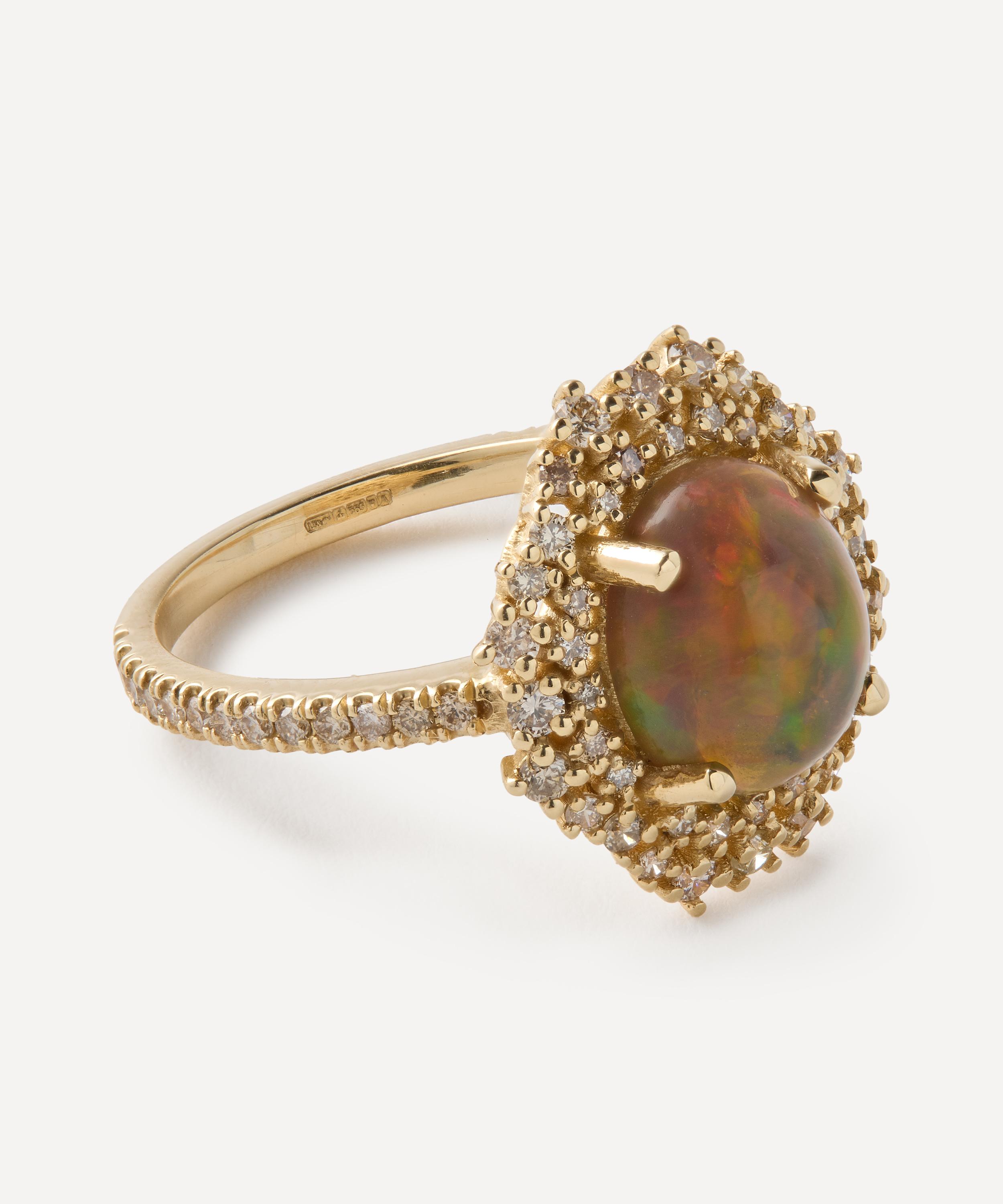Suzanne Kalan - 14ct Gold One-of-a-Kind Opal Ring image number 1