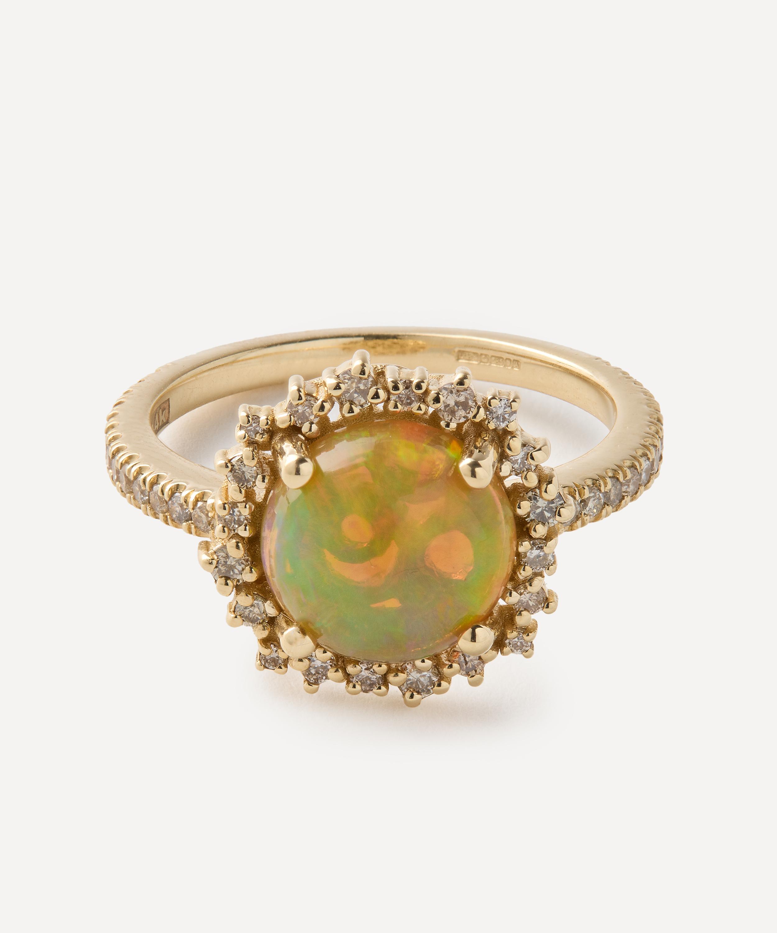 Suzanne Kalan - 14ct Gold One-of-a-Kind Opal Ring
