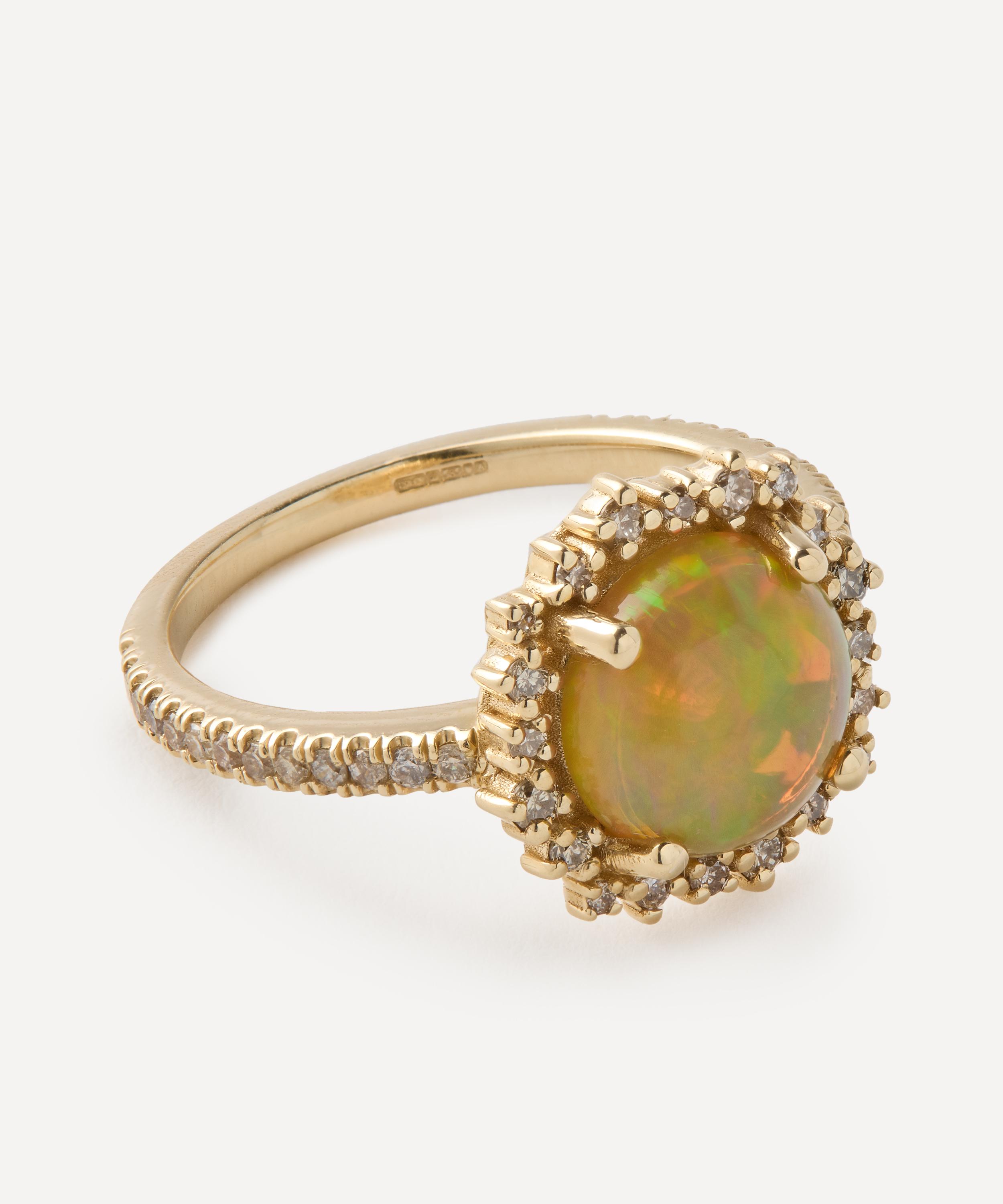Suzanne Kalan - 14ct Gold One-of-a-Kind Opal Ring image number 1