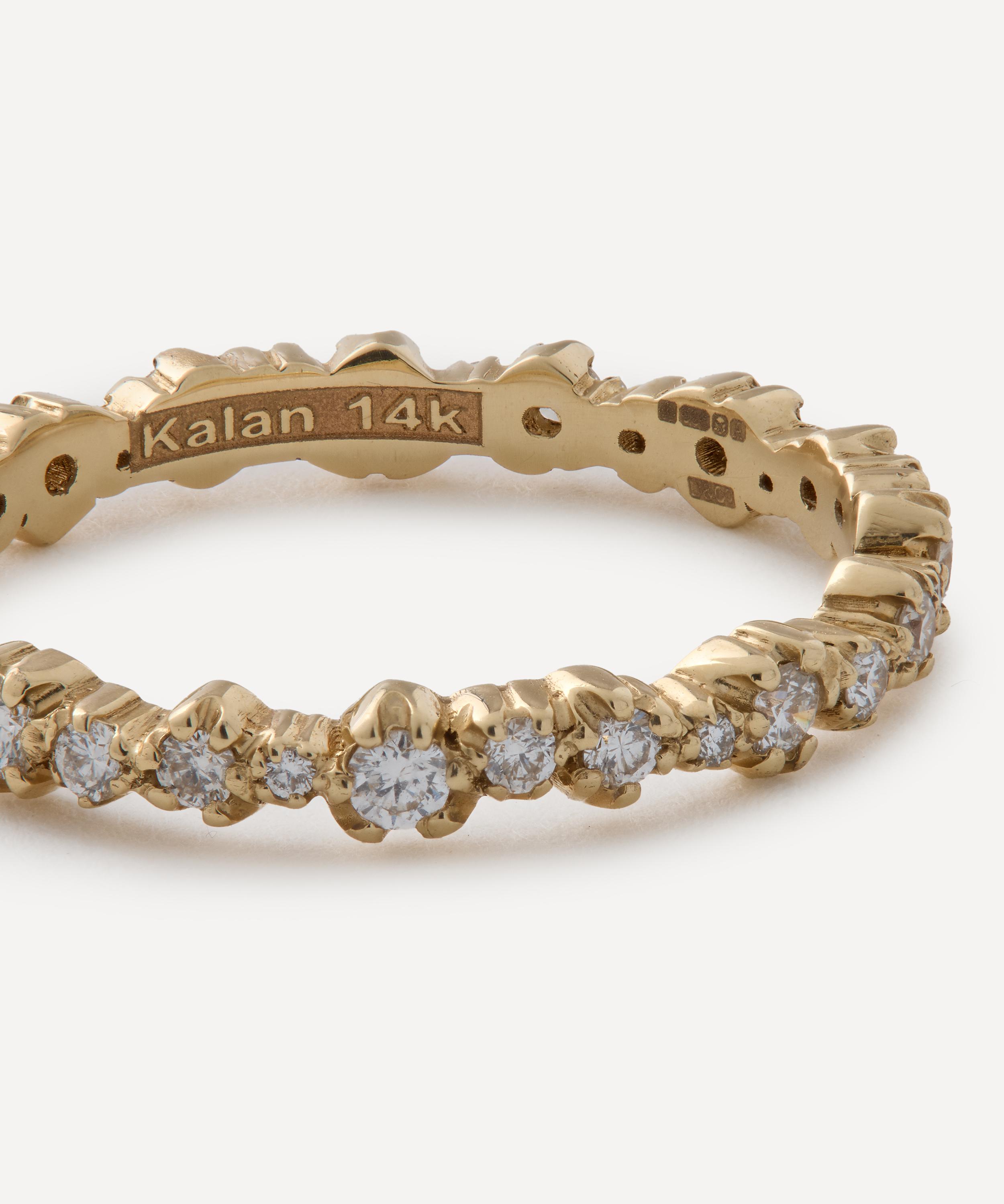 Suzanne Kalan - 14ct Gold One-of-a-Kind Round Diamond Eternity Band Ring image number 1