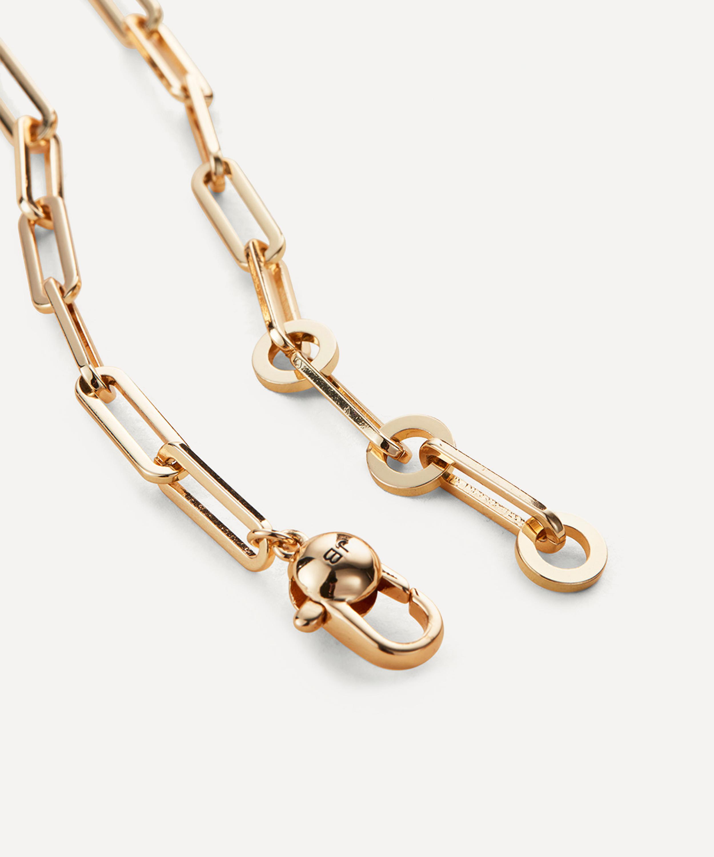 JENNY BIRD - Gold-Plated Andi Slim Paperclip Chain Necklace image number 3