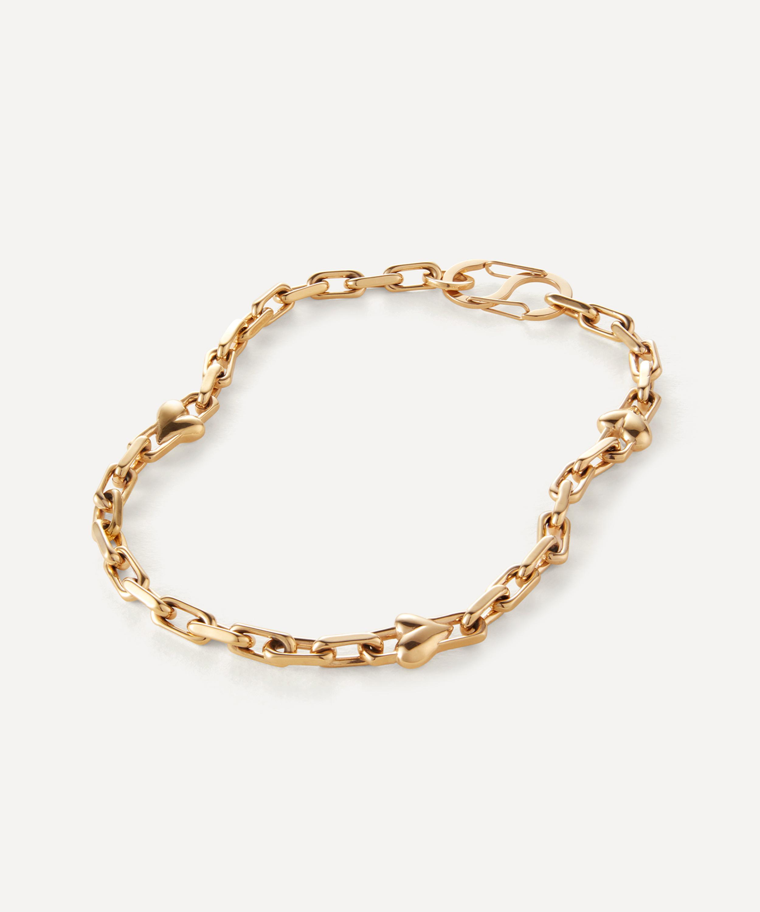 JENNY BIRD - 14ct Gold-Plated Art Heart Chain Necklace image number 0