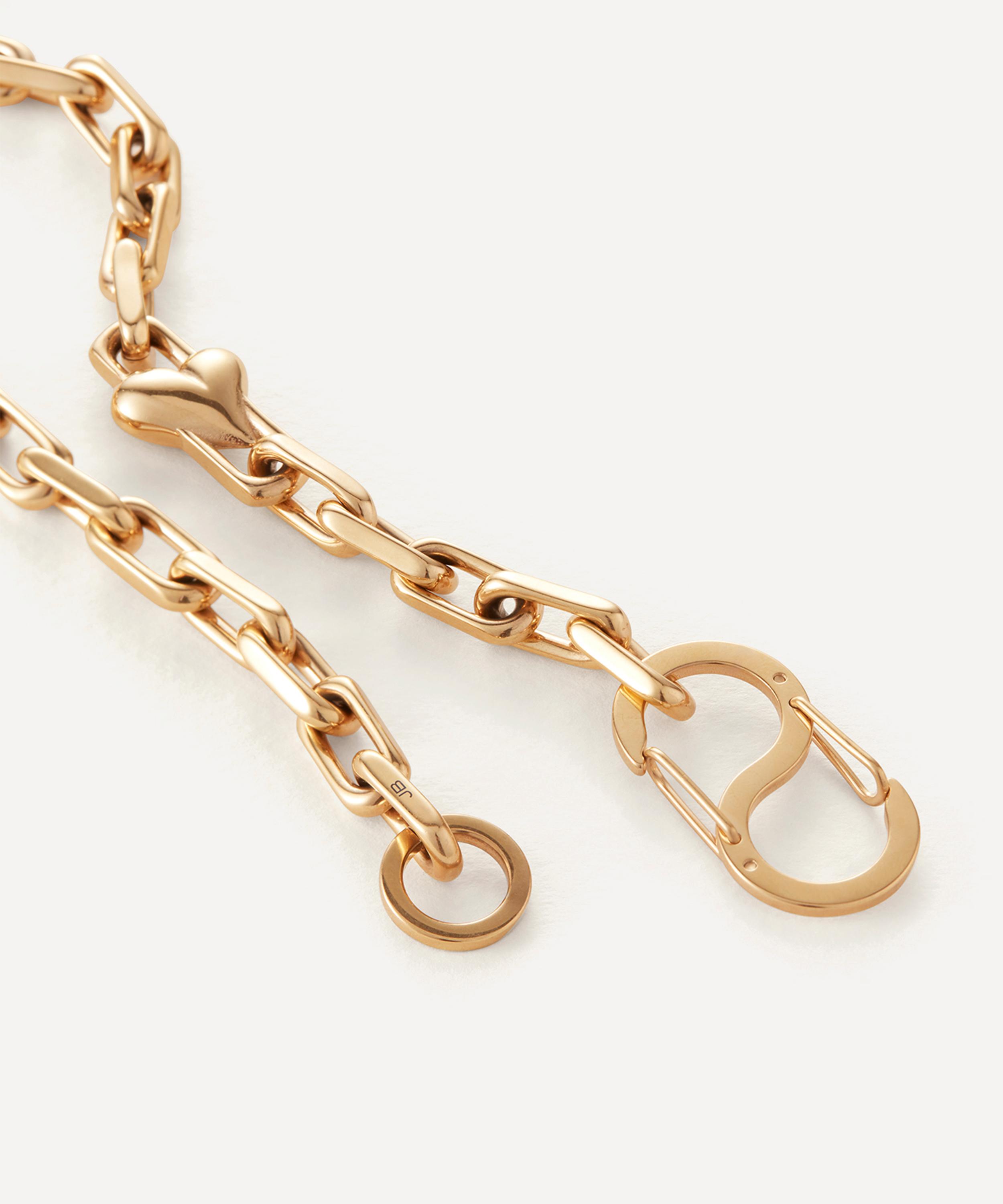 JENNY BIRD - 14ct Gold-Plated Art Heart Chain Necklace image number 2
