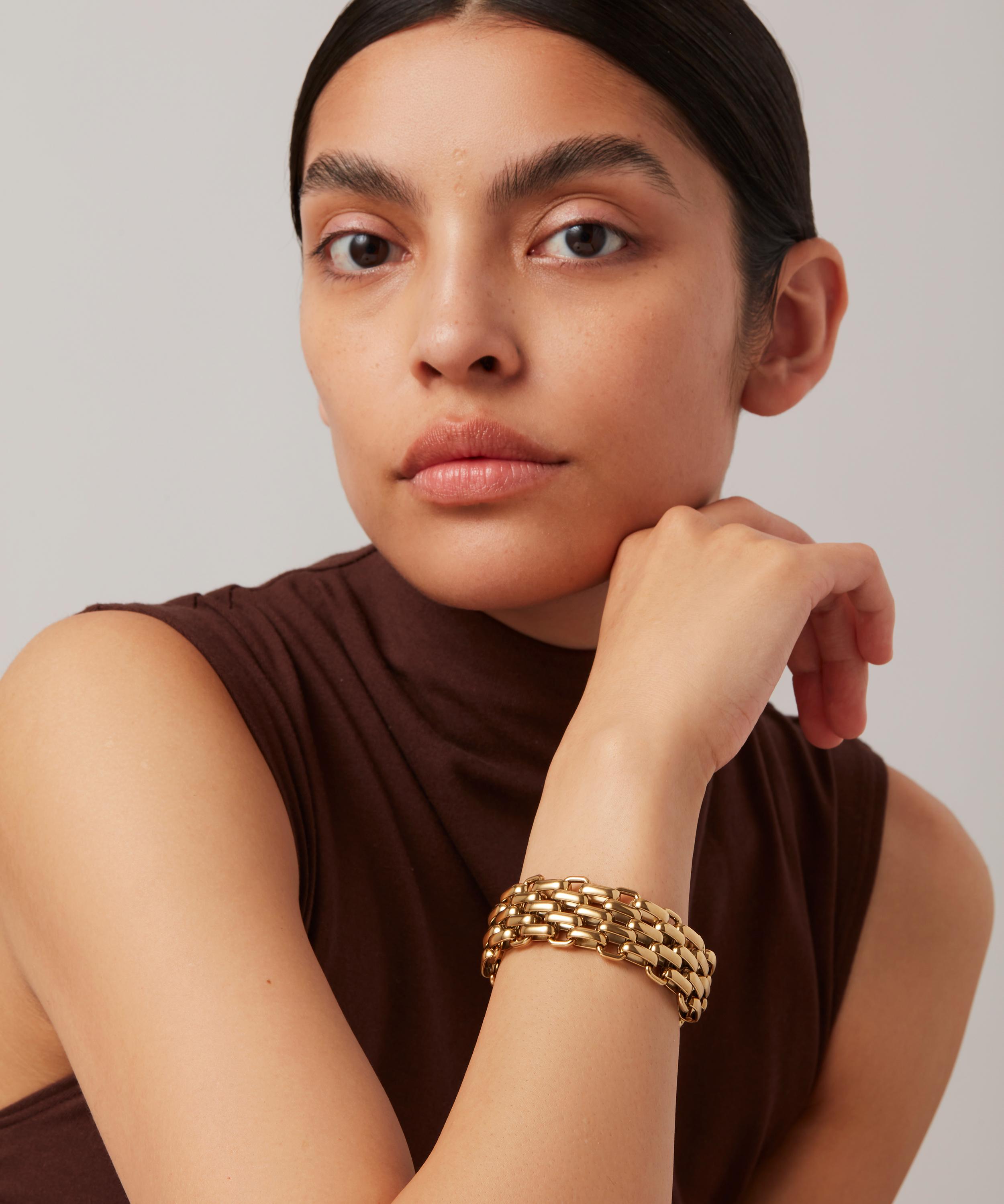 JENNY BIRD - 14ct Gold-Plated Penelope Chain Bracelet image number 1