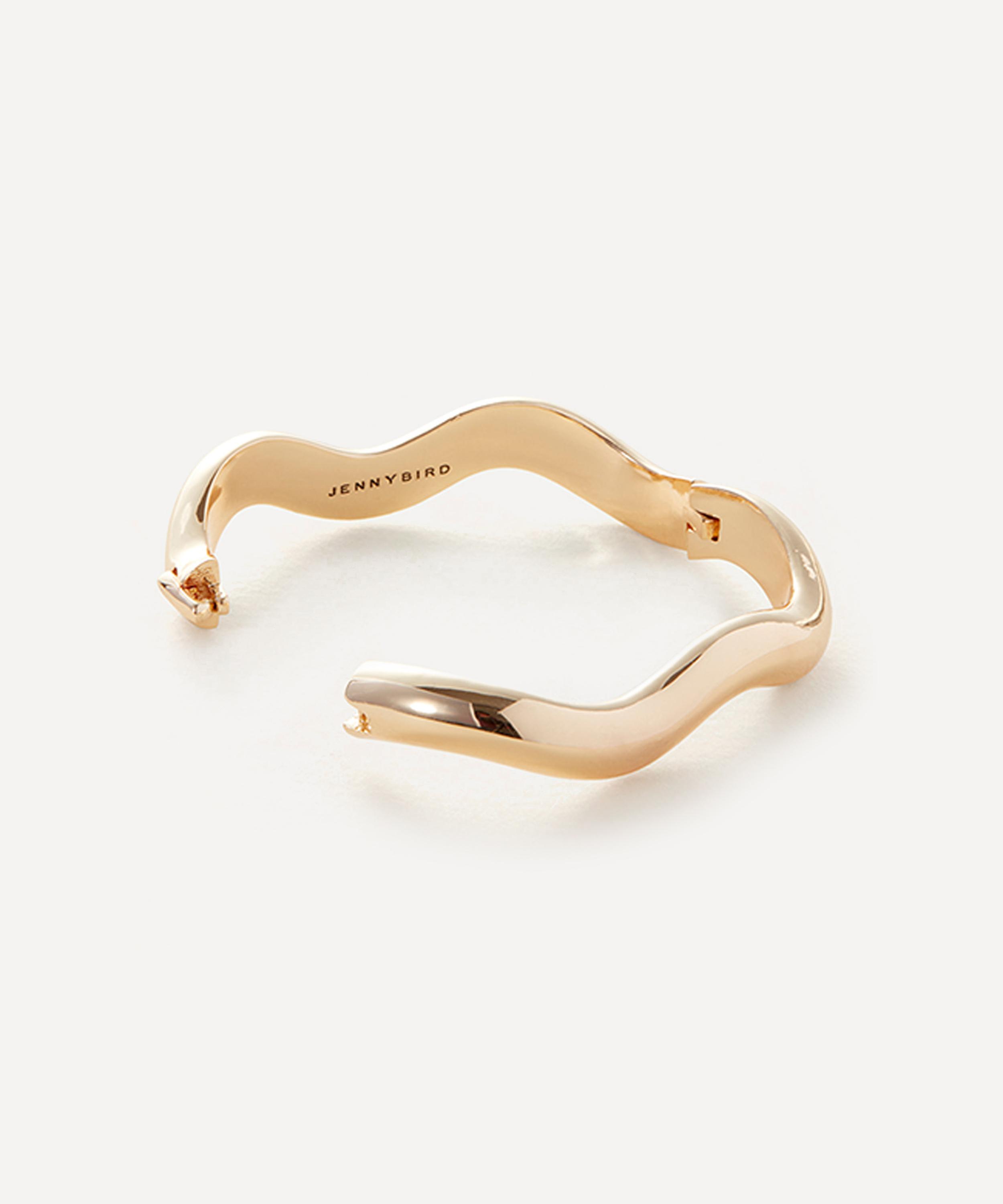 JENNY BIRD - Gold-Plated Ola Bangle Bracelet image number 2