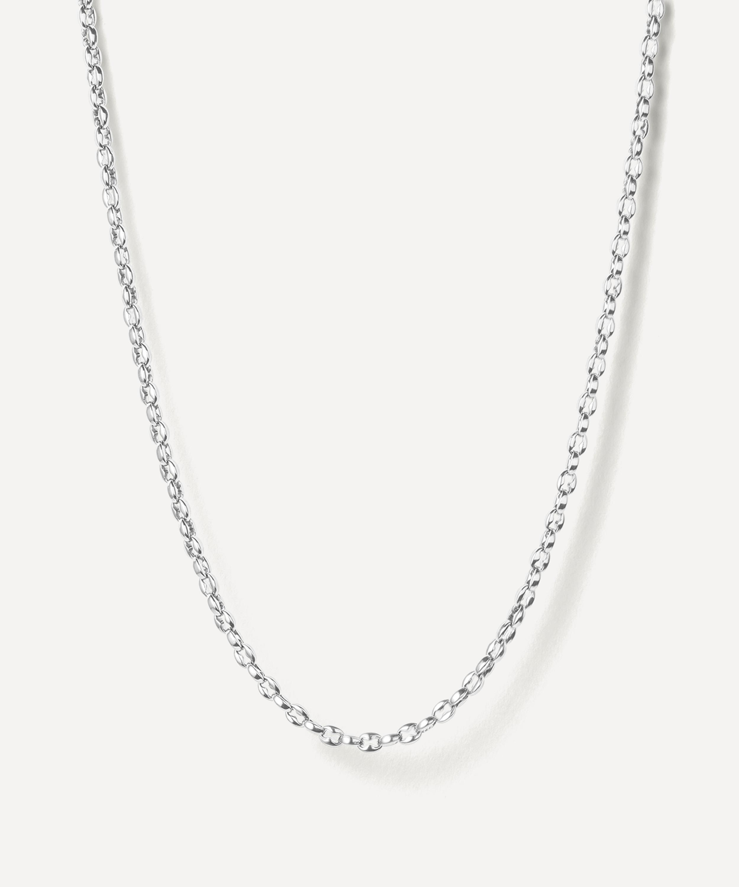 JENNY BIRD - Platinum-Plated Dhani Chain Necklace image number 0