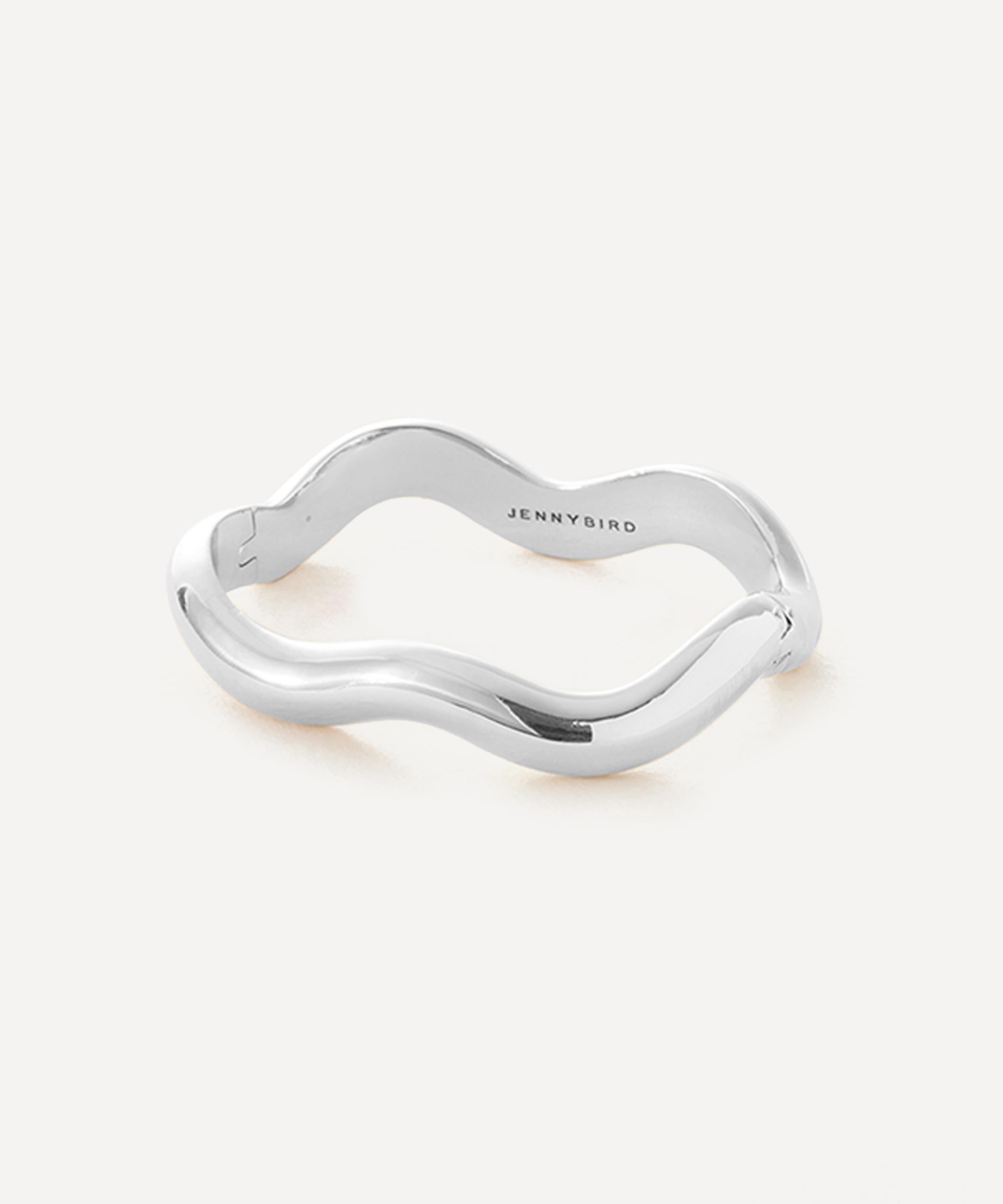 JENNY BIRD - Silver-Plated Ola Bangle Bracelet image number 0