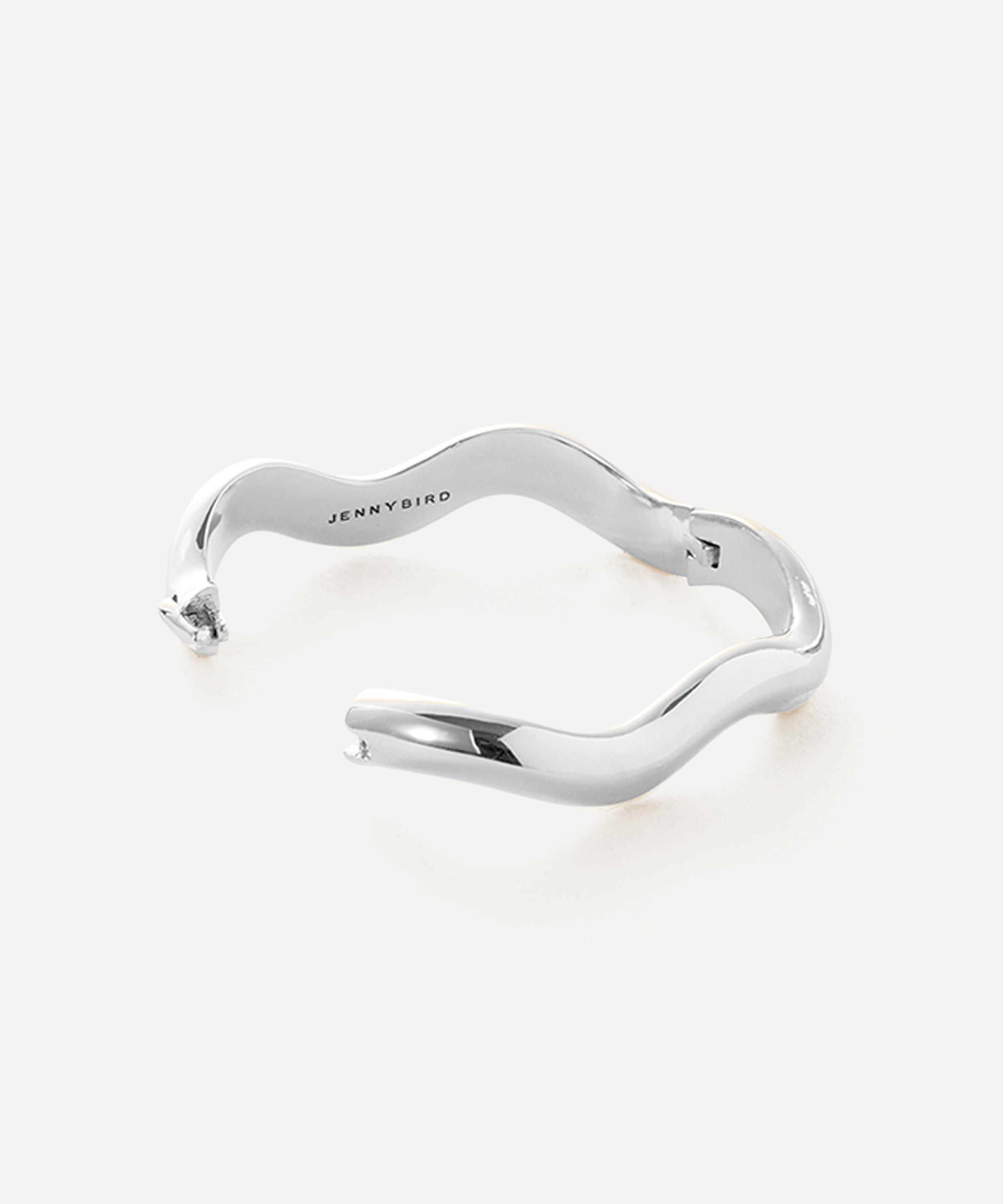 JENNY BIRD - Silver-Plated Ola Bangle Bracelet image number 2