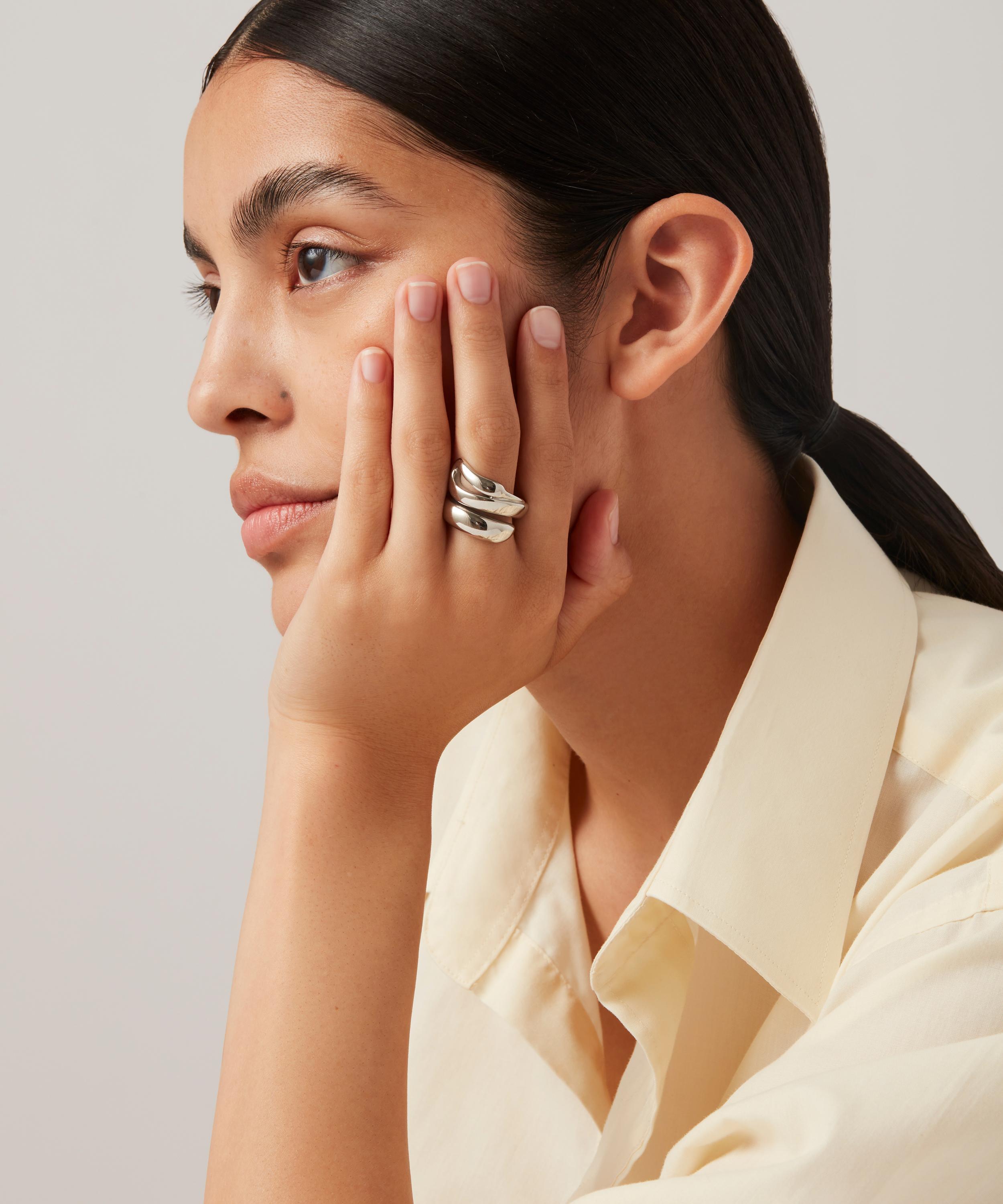 JENNY BIRD - Platinum-Plated Sées Ring image number 1
