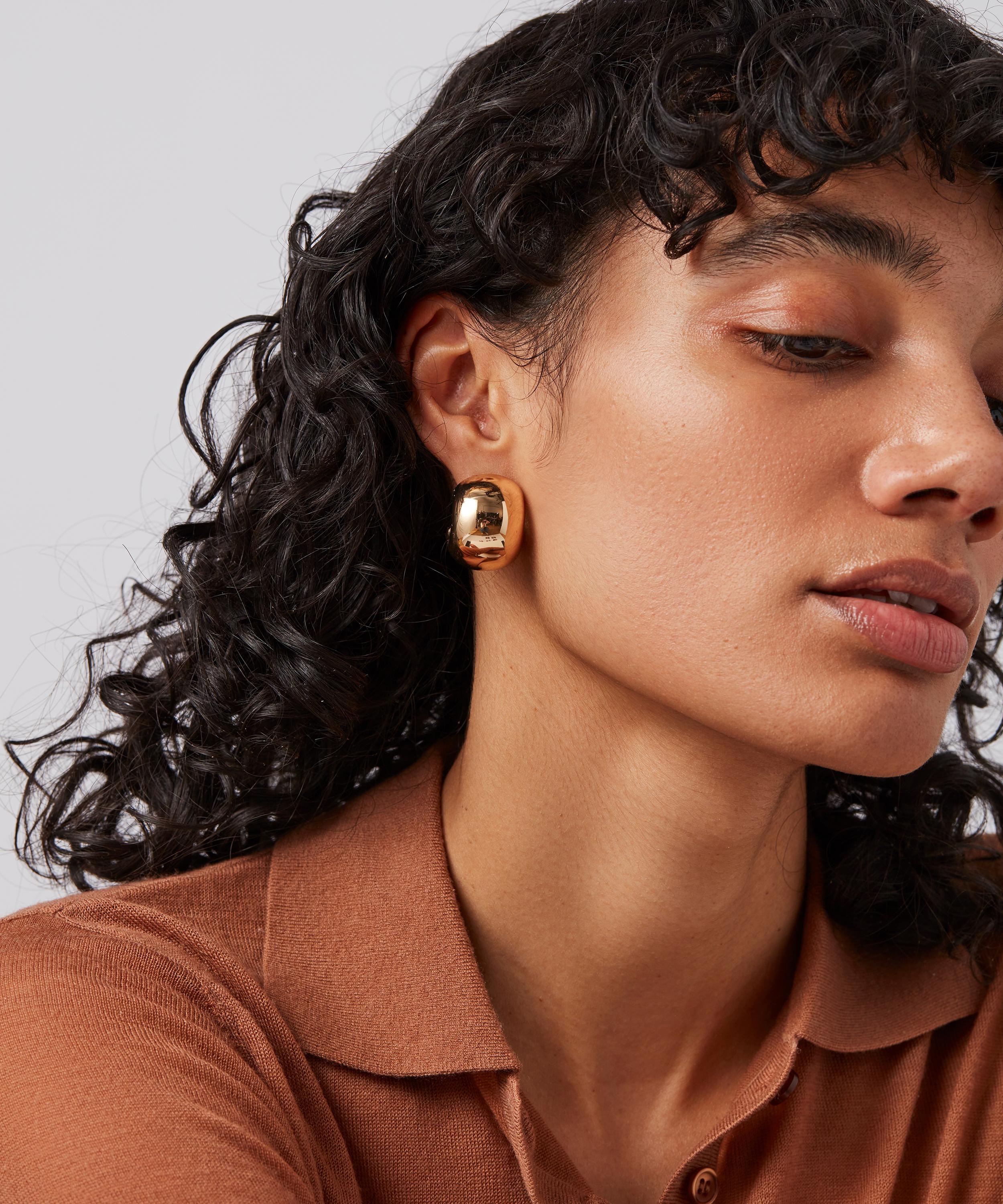 JENNY BIRD - 14ct Gold-Plated Gemma Hoop Earrings image number 1