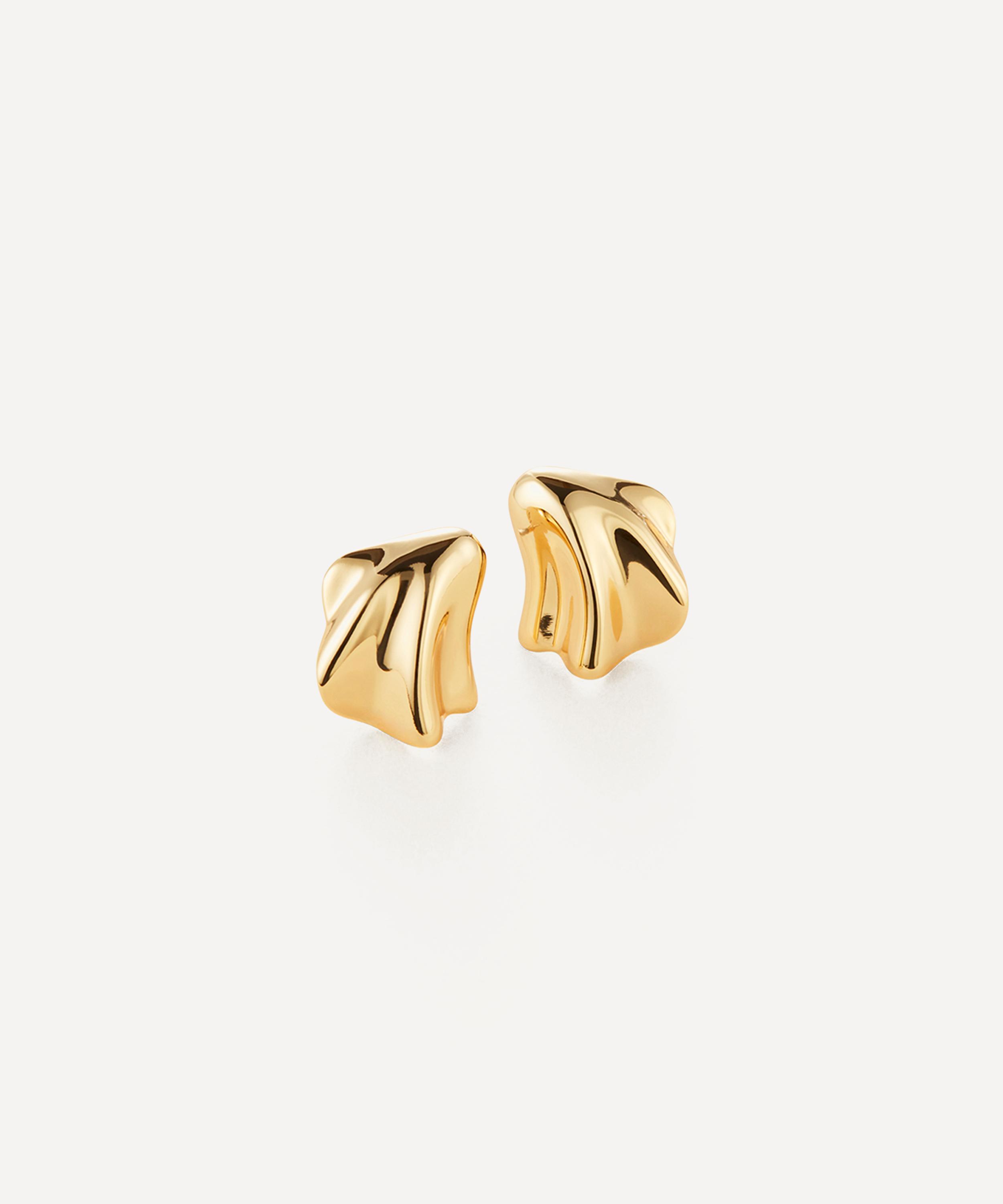 JENNY BIRD - 14ct Gold-Plated Zoe Stud Earrings image number 0