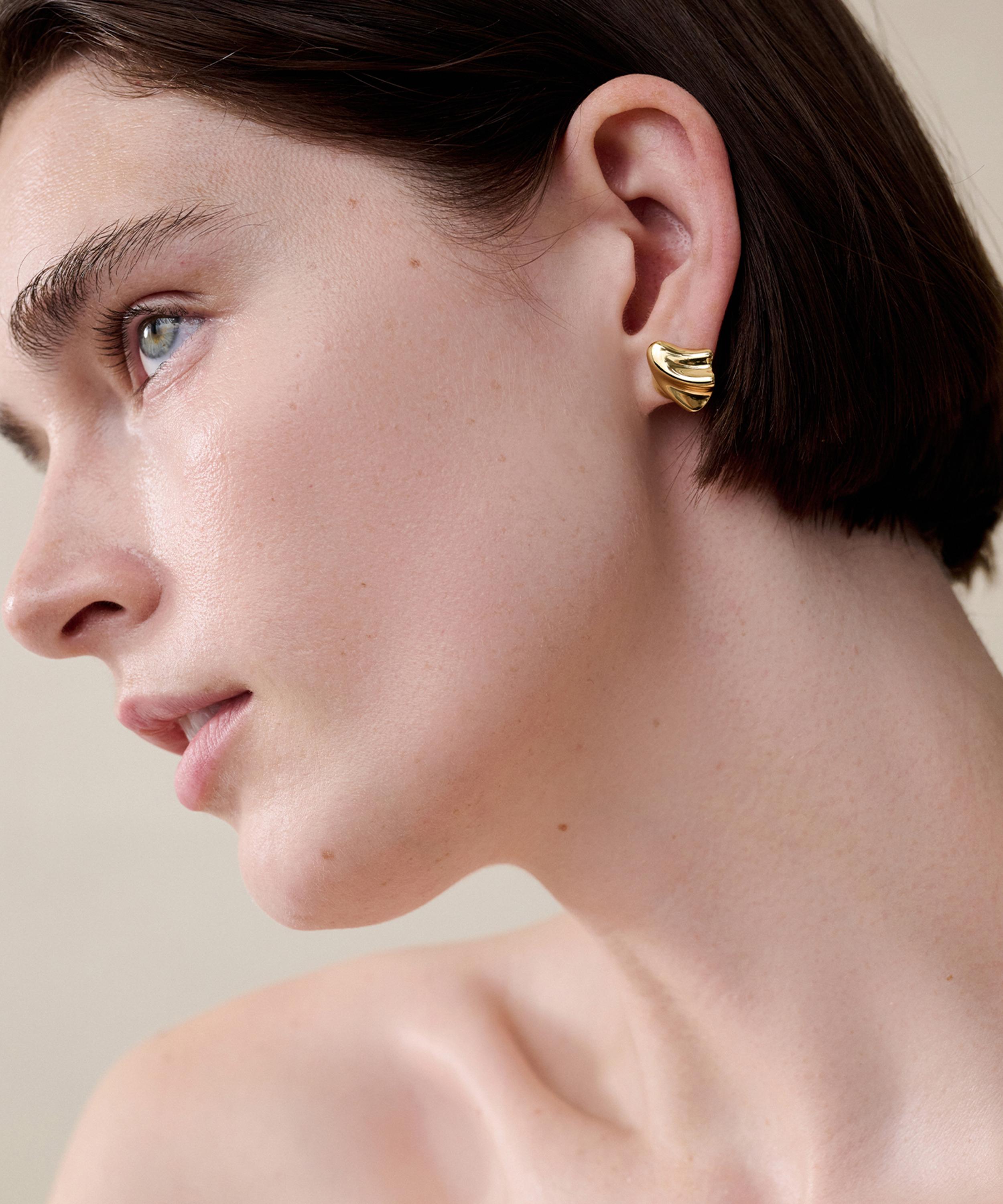 JENNY BIRD - 14ct Gold-Plated Zoe Stud Earrings image number 1