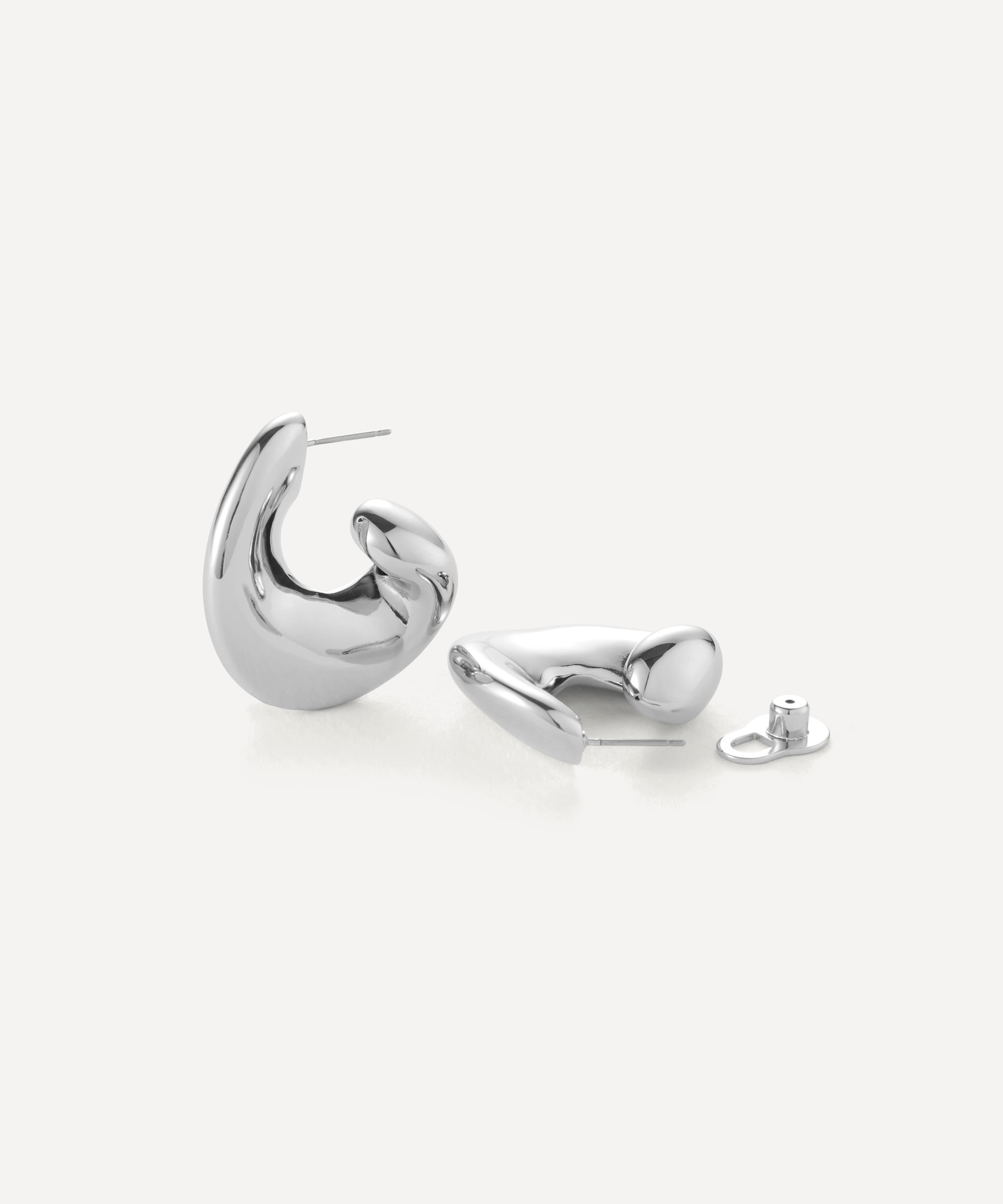 JENNY BIRD - Silver-Plated Gigi Hoop Earrings image number 0