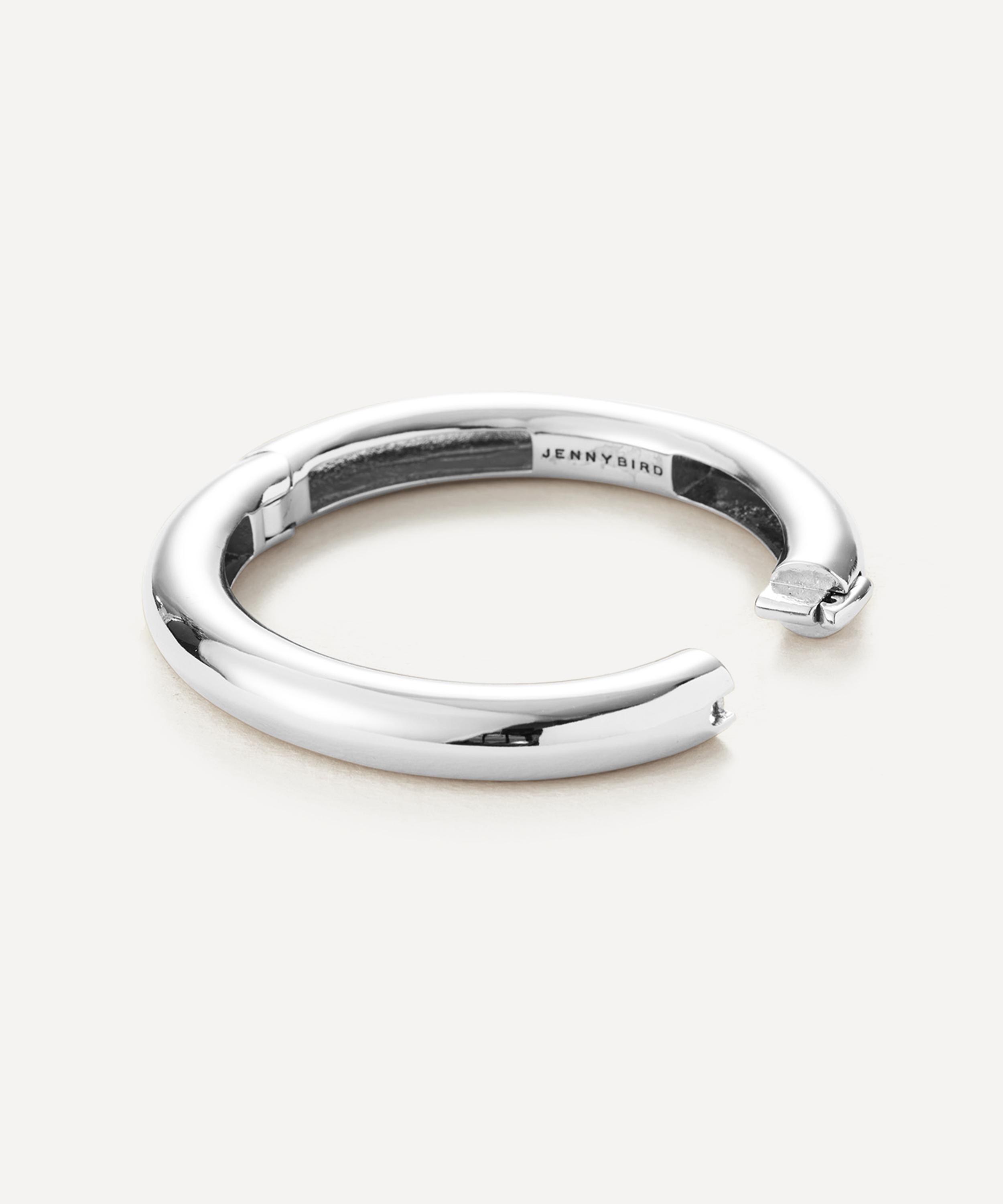 JENNY BIRD - Platinum-Plated Gia Mega Bangle Bracelet image number 2