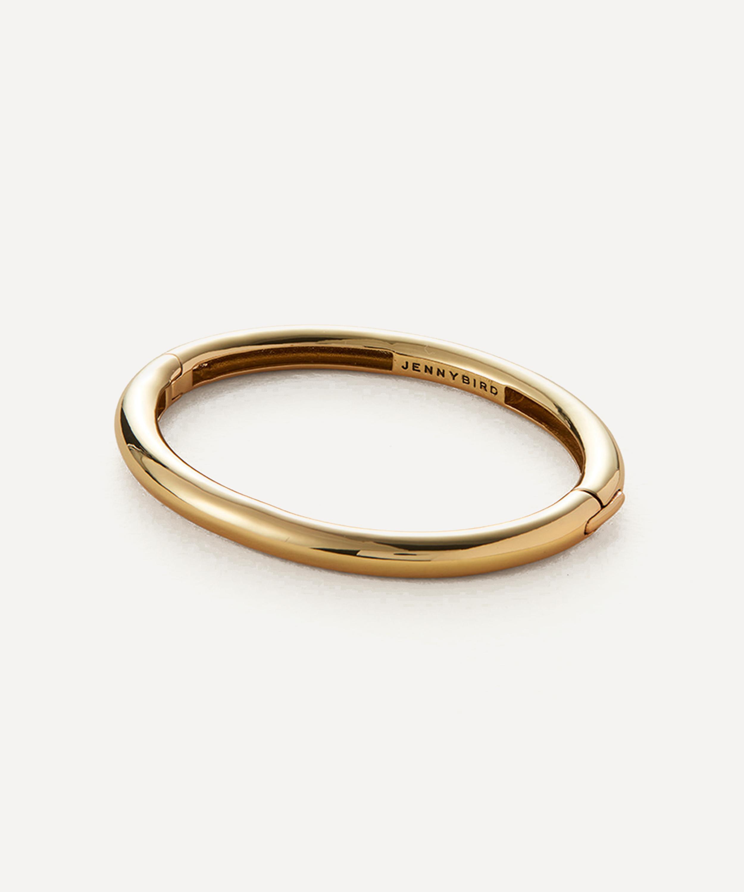 JENNY BIRD - 14ct Gold-Plated Gia Mega Bangle Bracelet image number 0
