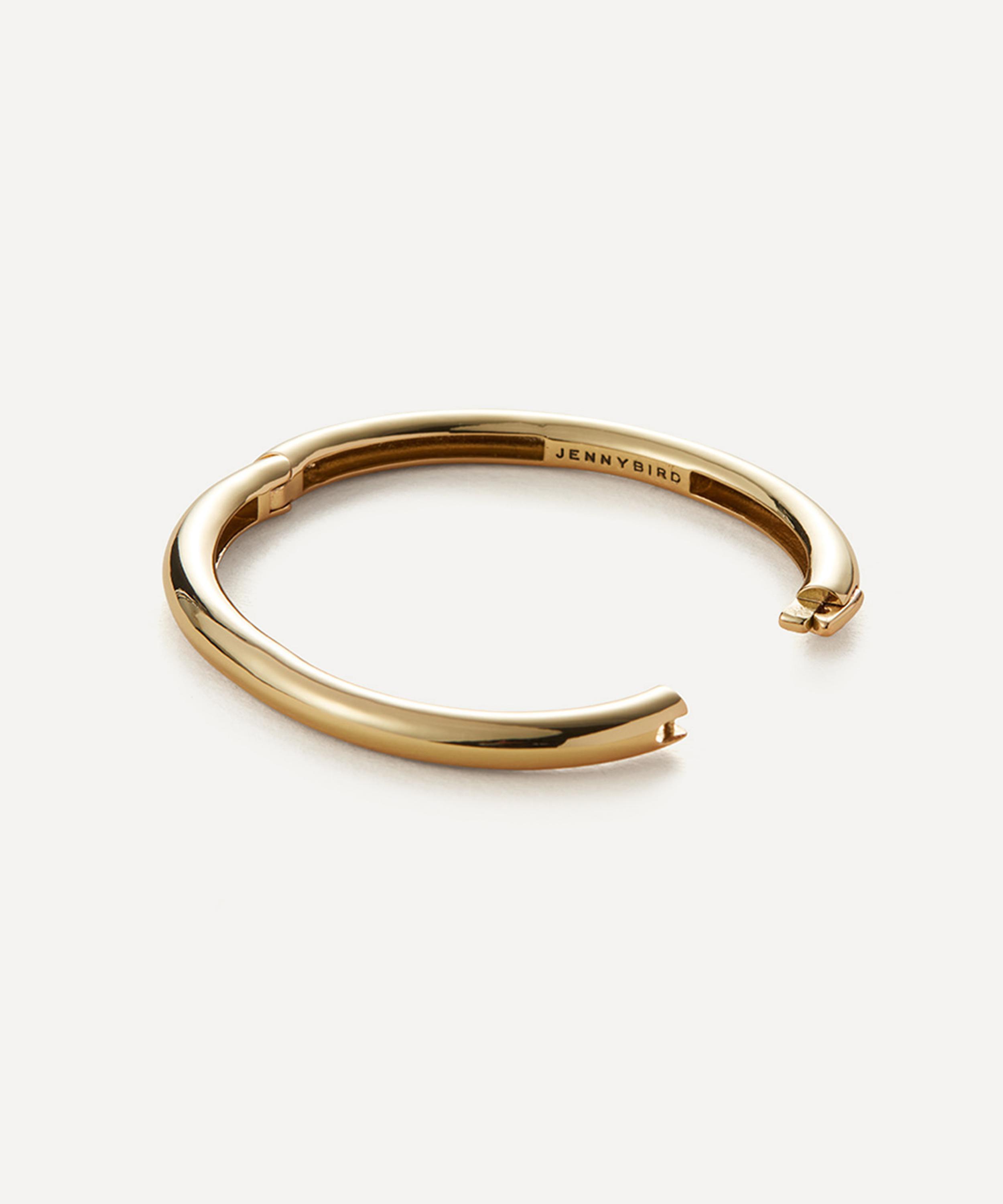 JENNY BIRD - 14ct Gold-Plated Gia Mega Bangle Bracelet image number 2