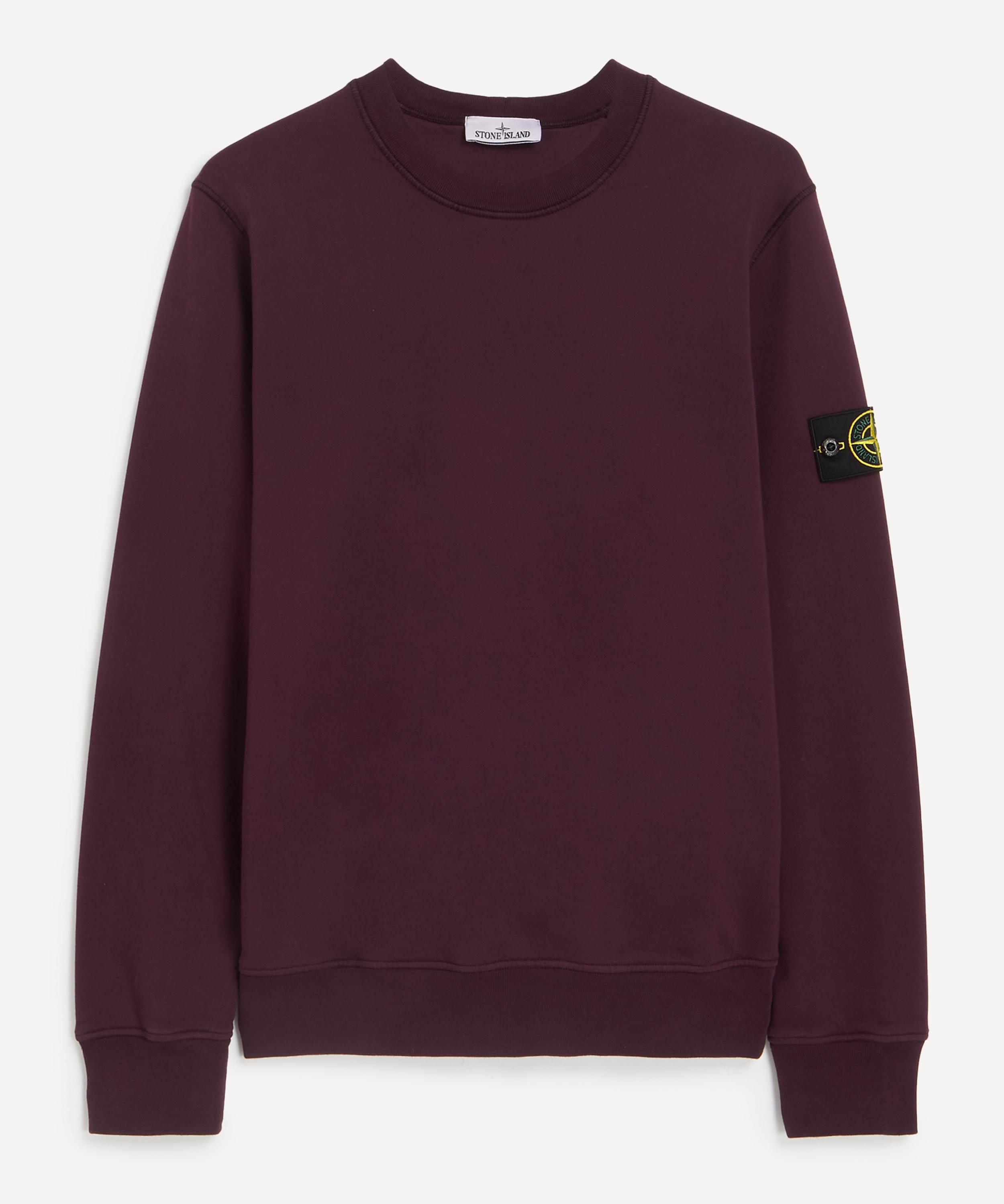 Stone Island - Cotton Fleece Crew-Neck Sweatshirt image number 0