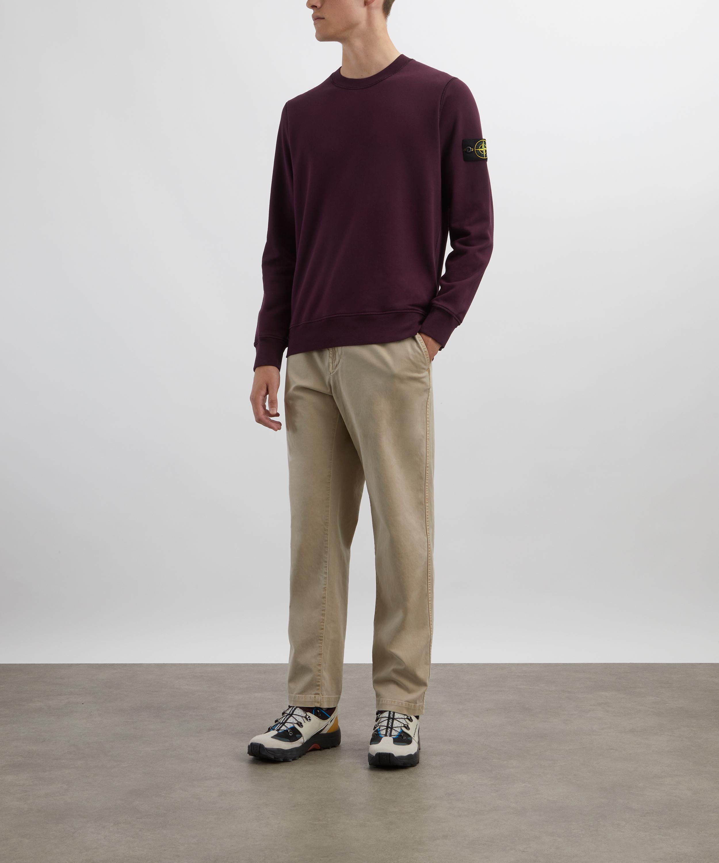 Stone Island - Cotton Fleece Crew-Neck Sweatshirt image number 1