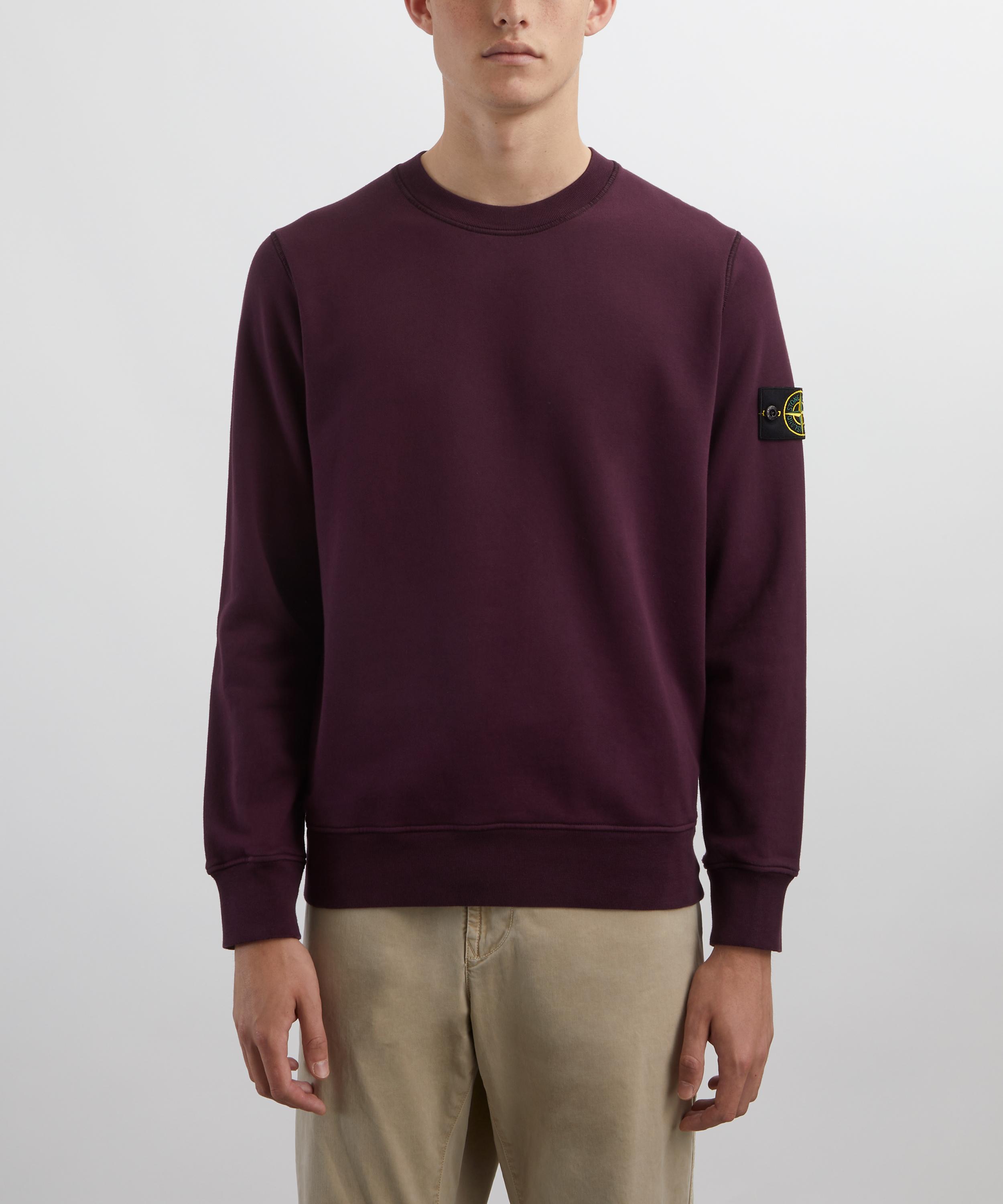 Stone Island - Cotton Fleece Crew-Neck Sweatshirt image number 2