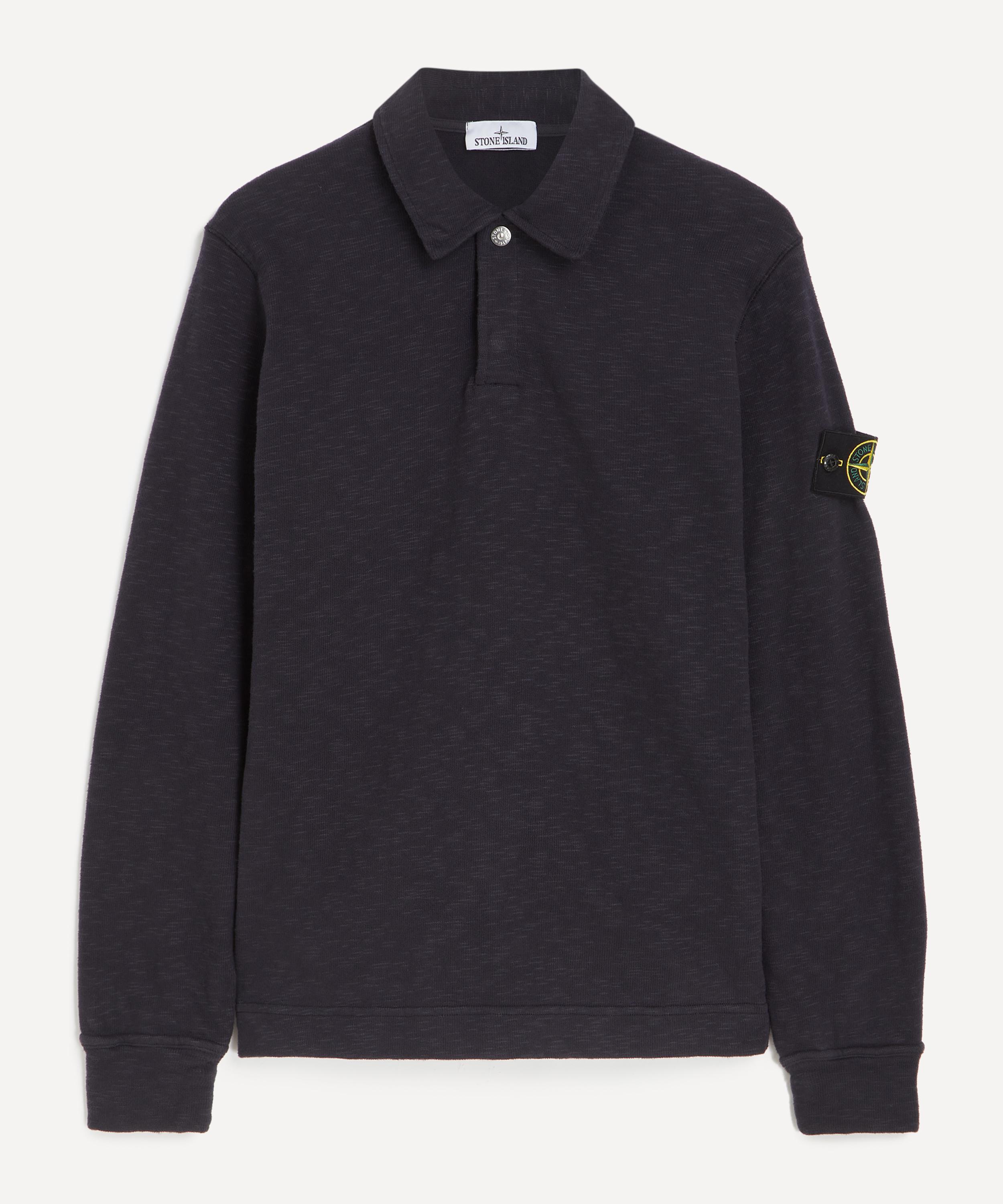 Stone Island Vanise Brushed Jersey Polo Sweatshirt | Liberty