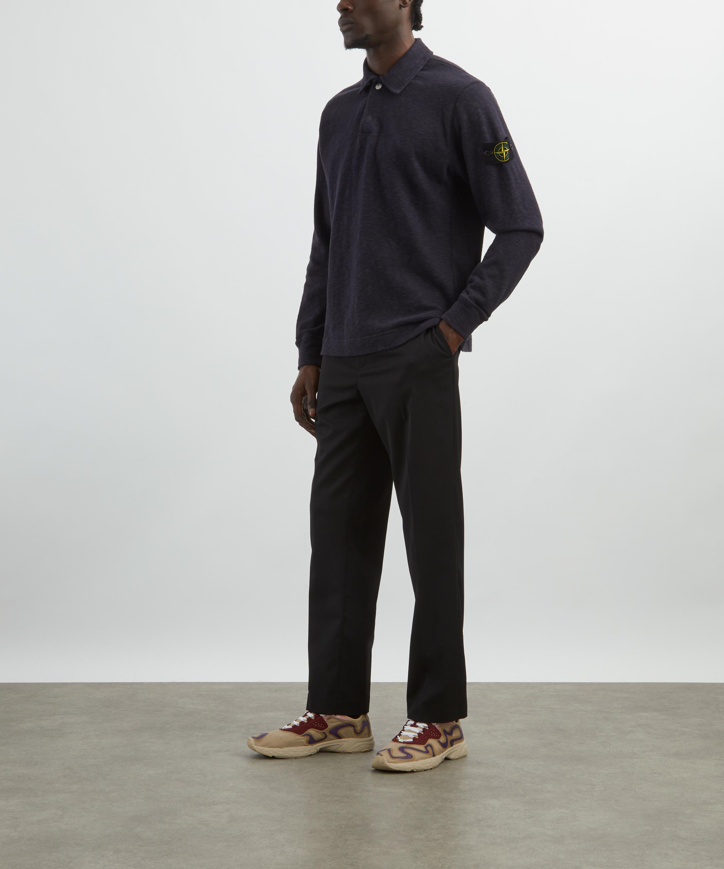Stone Island Vanise Brushed Jersey Polo Sweatshirt | Liberty