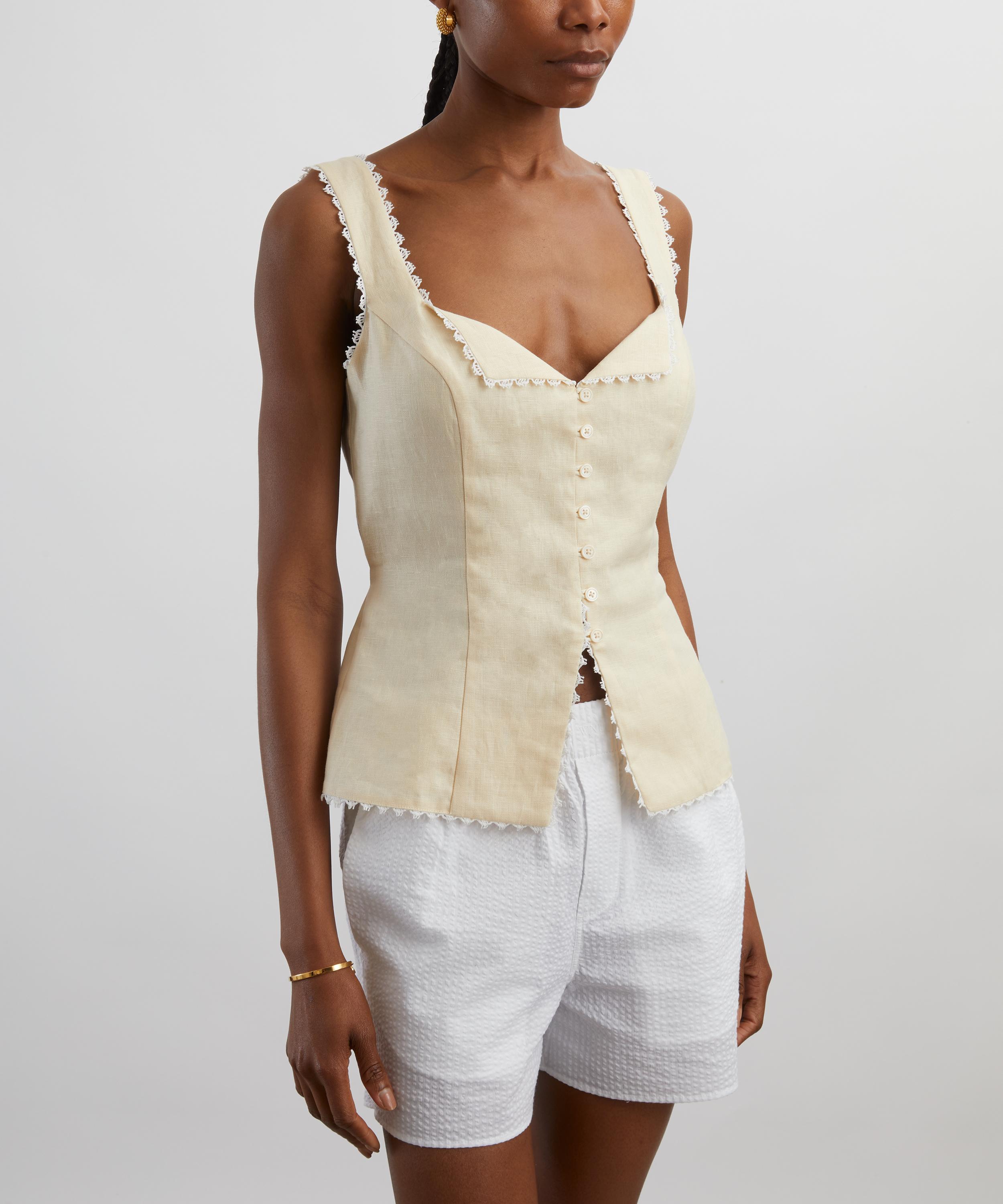 Reformation - Viola Linen Top image number 2