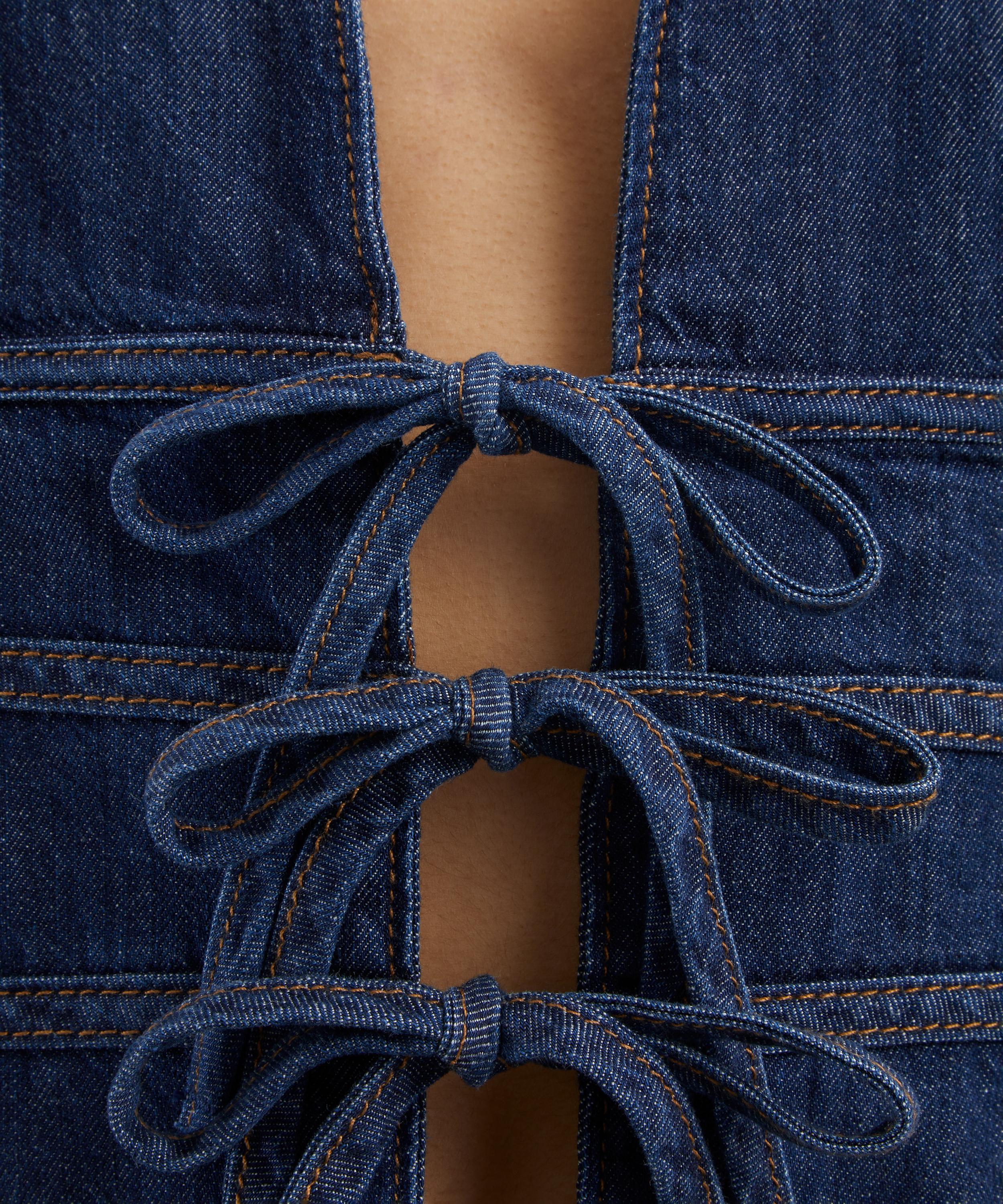 Reformation - Kyleigh Denim Halter Top image number 4