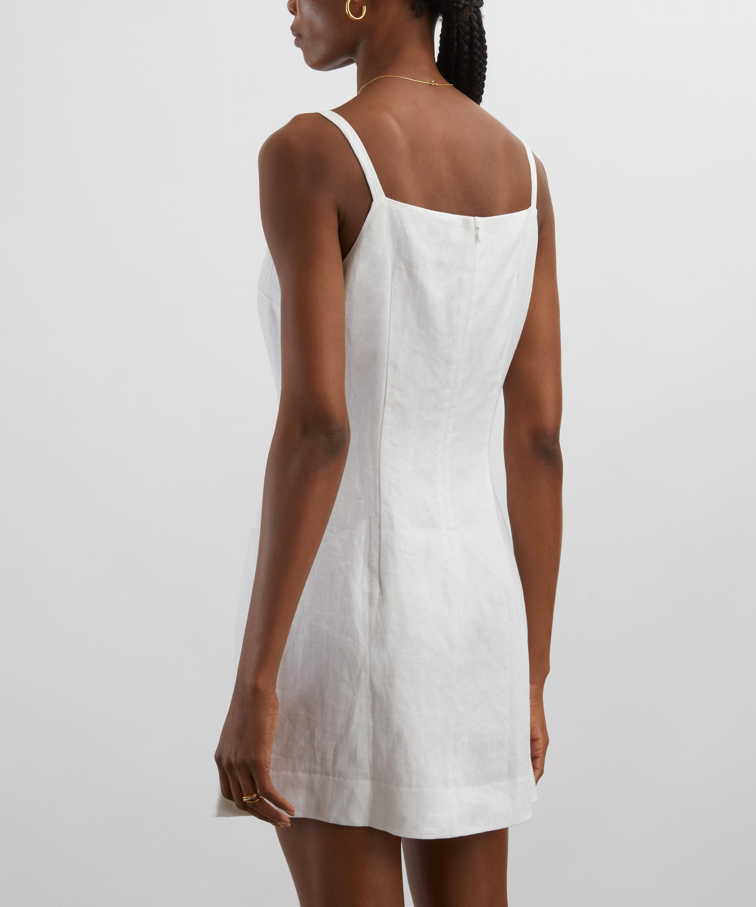 Reformation - Phillipa Linen Mini Dress image number 3