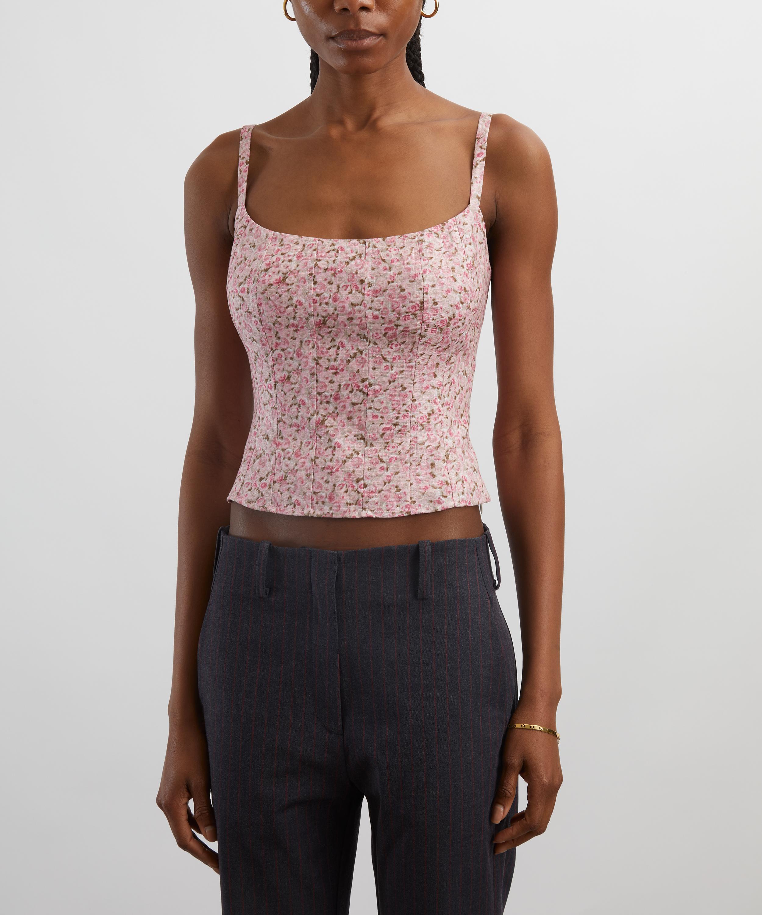 Reformation - Hattie Linen Rosin Top image number 2