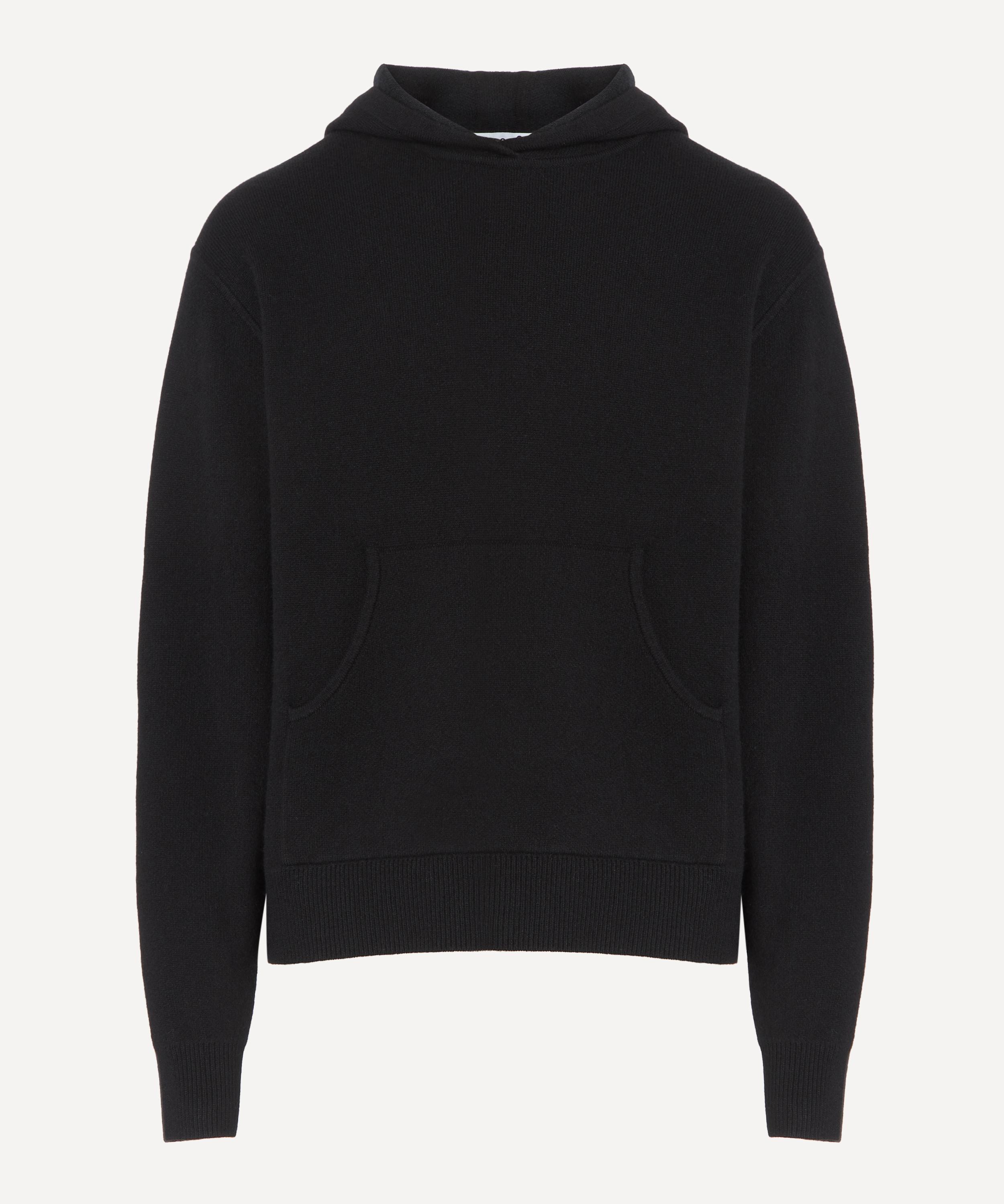 Acne Studios - Black Cashmere Hoodie image number 0