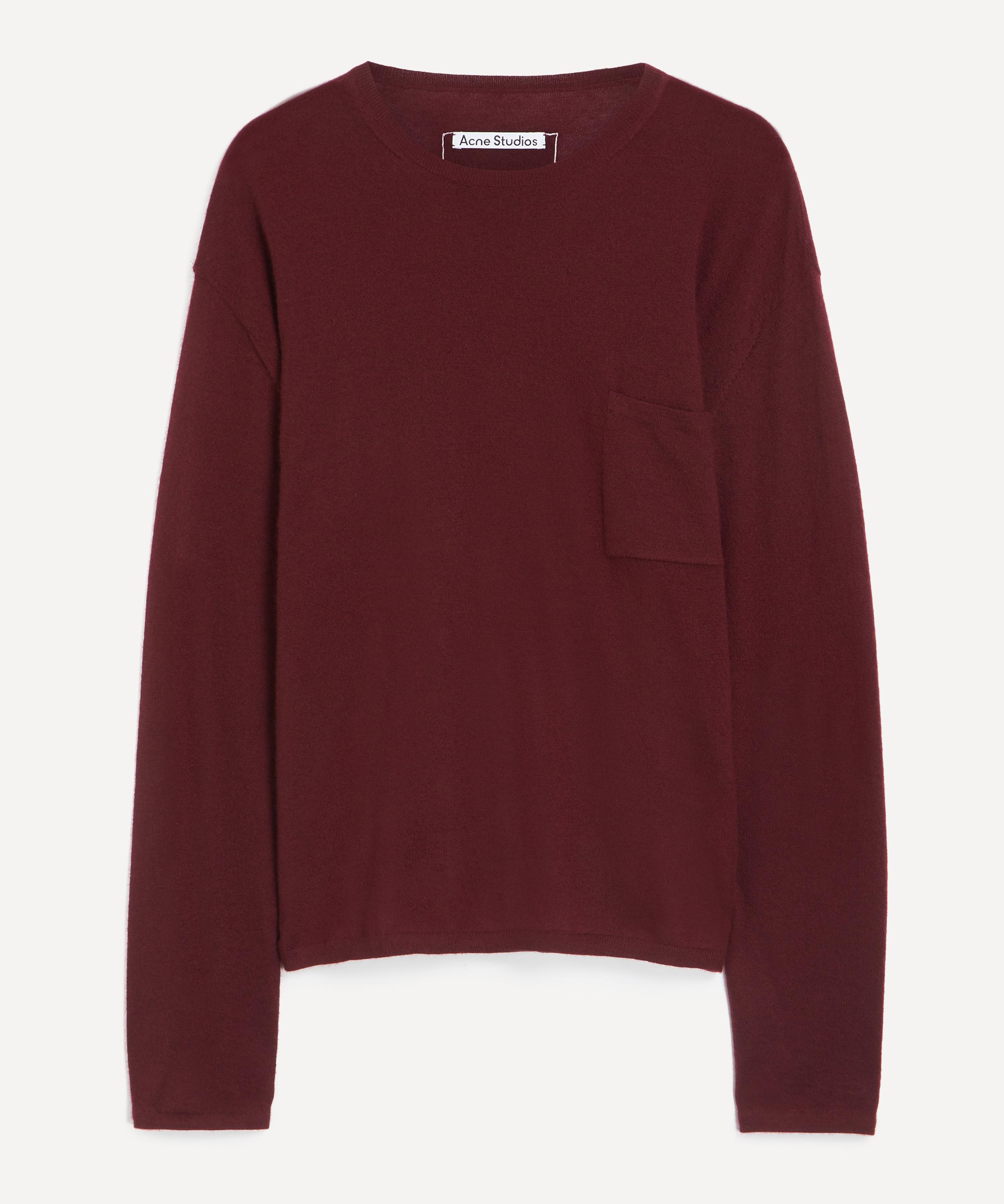 Acne Studios - Burgundy Cashmere Jumper