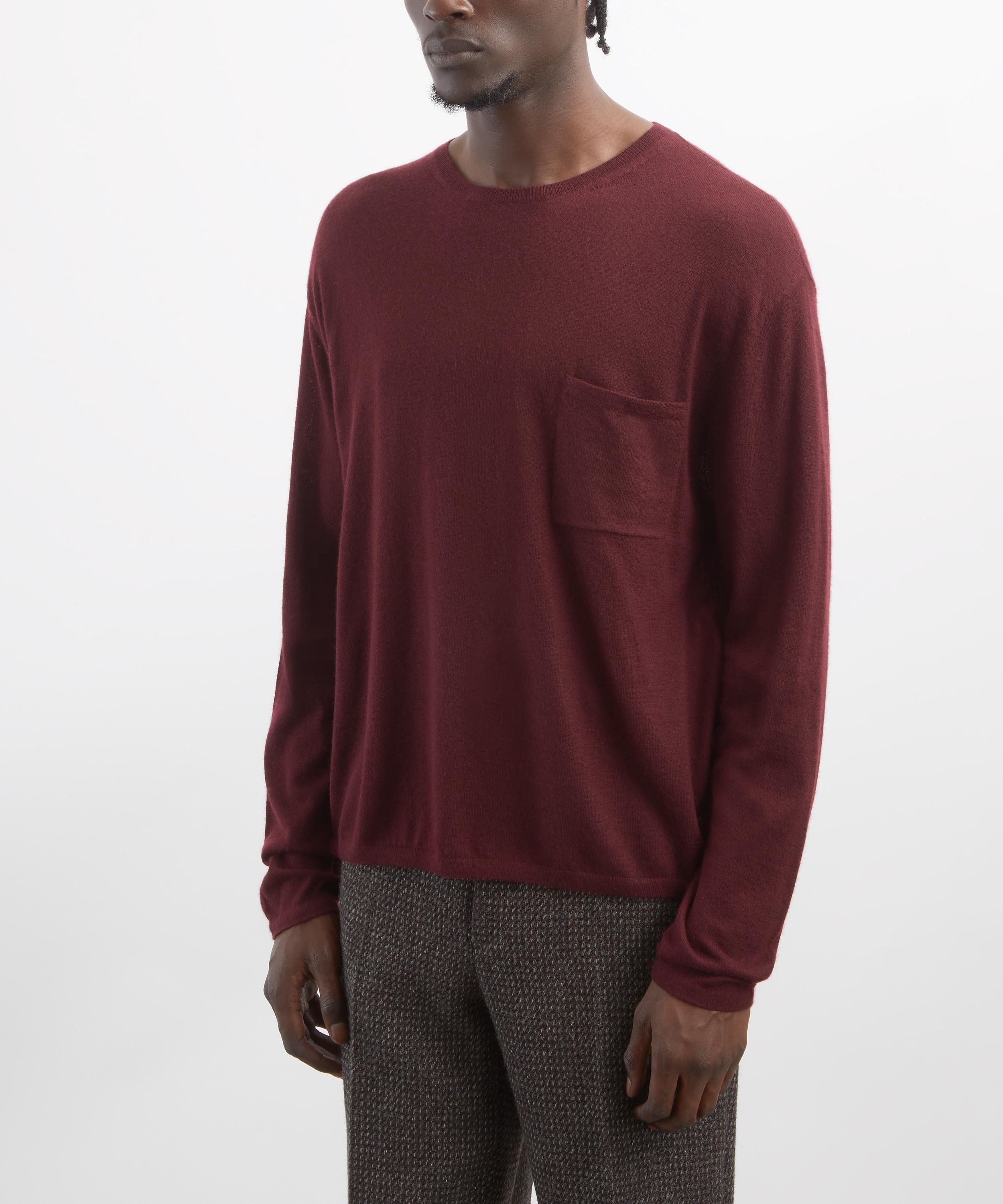 Acne Studios - Burgundy Cashmere Jumper image number 2