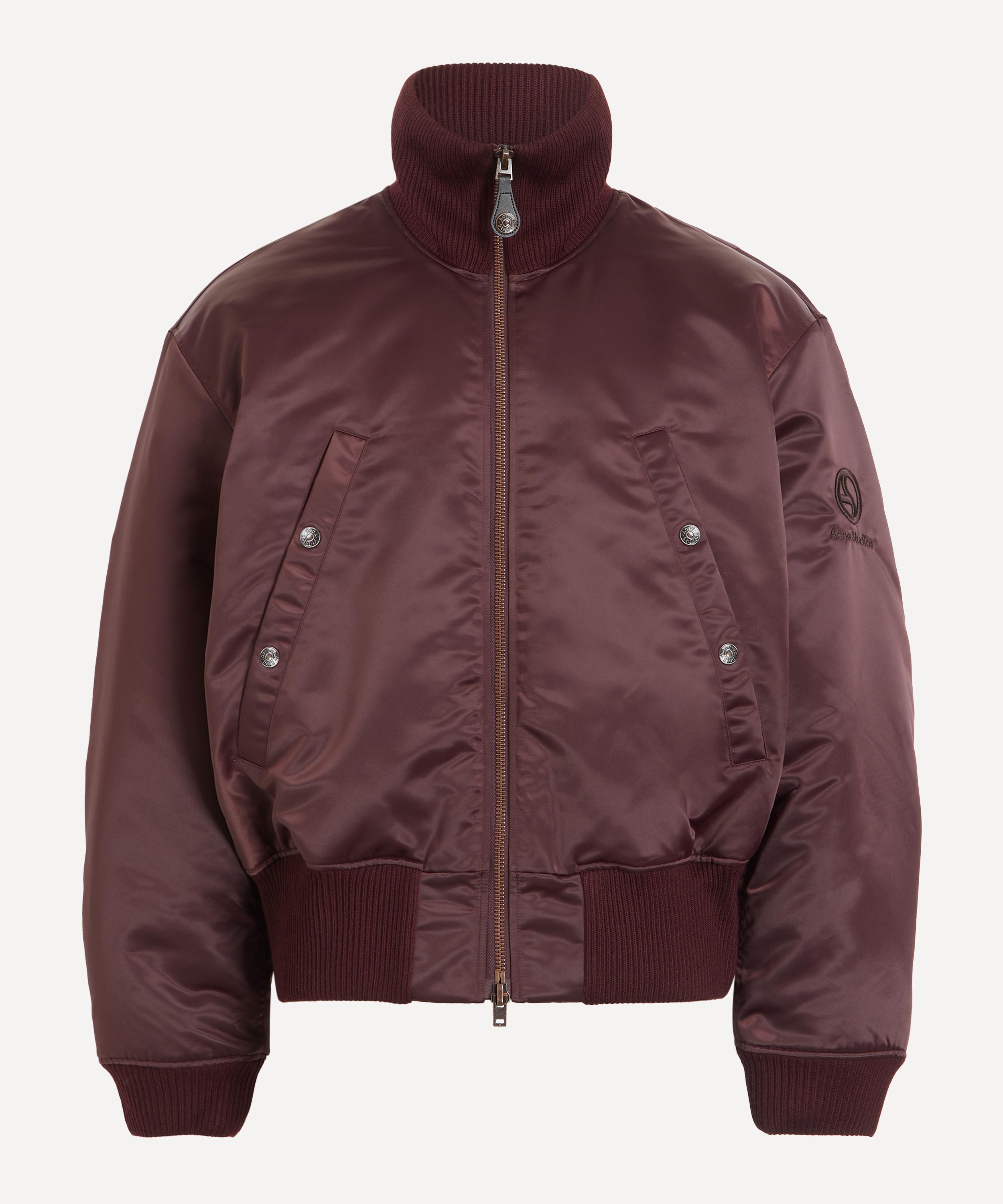 Acne Studios - Burgundy Technical Bomber Jacket image number 0